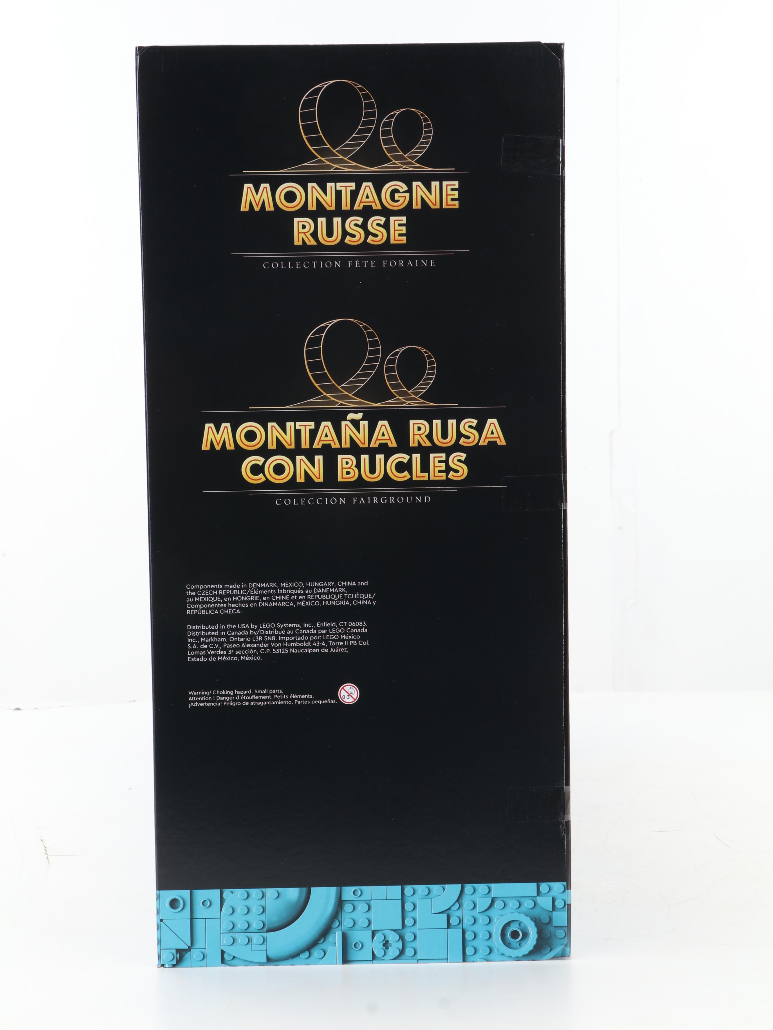 LEGO Fairground Collection Loop Coaster Building Set With Accessories