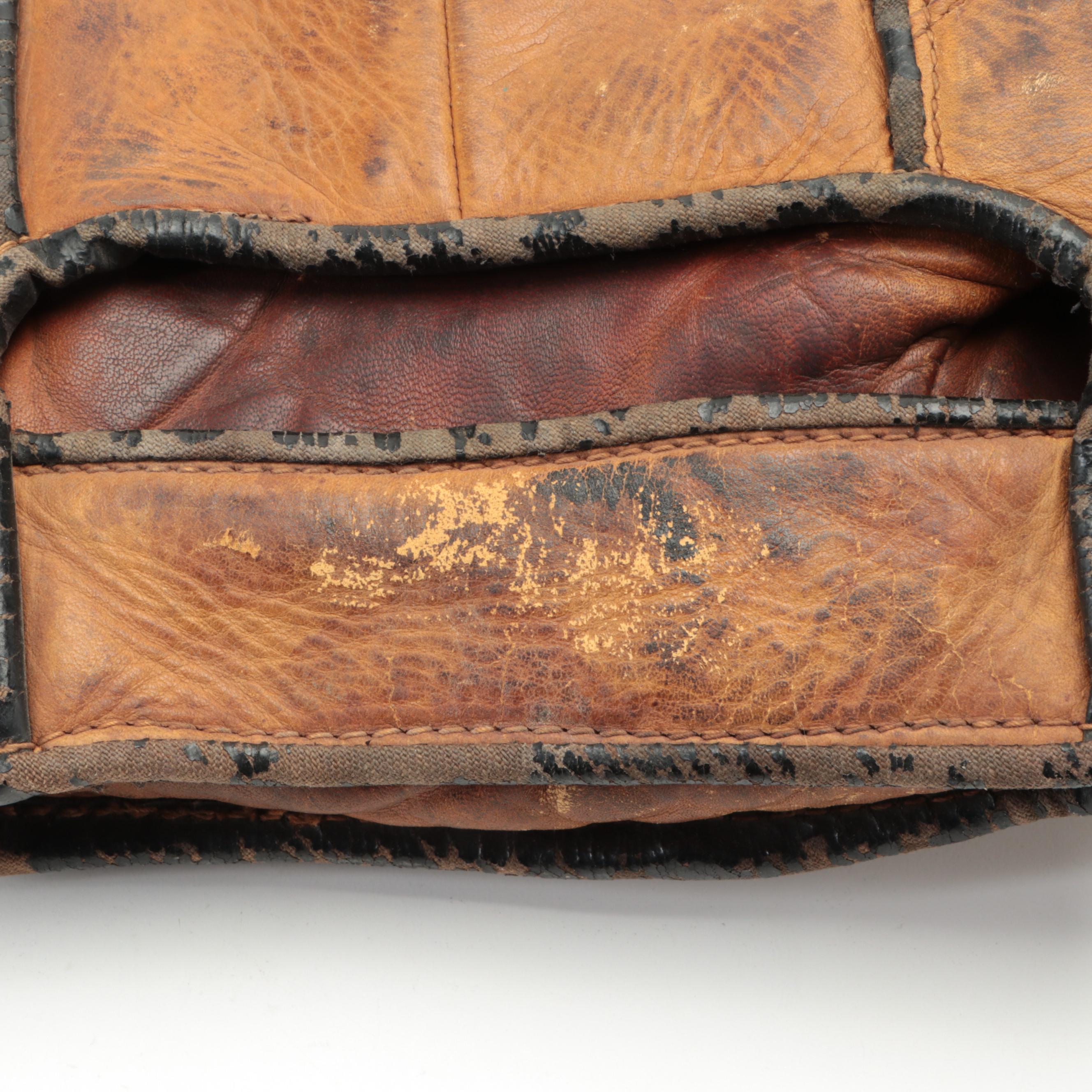 Wilson First Basemans Mitt Seamless Thumb Professional Model, Early 20th Century