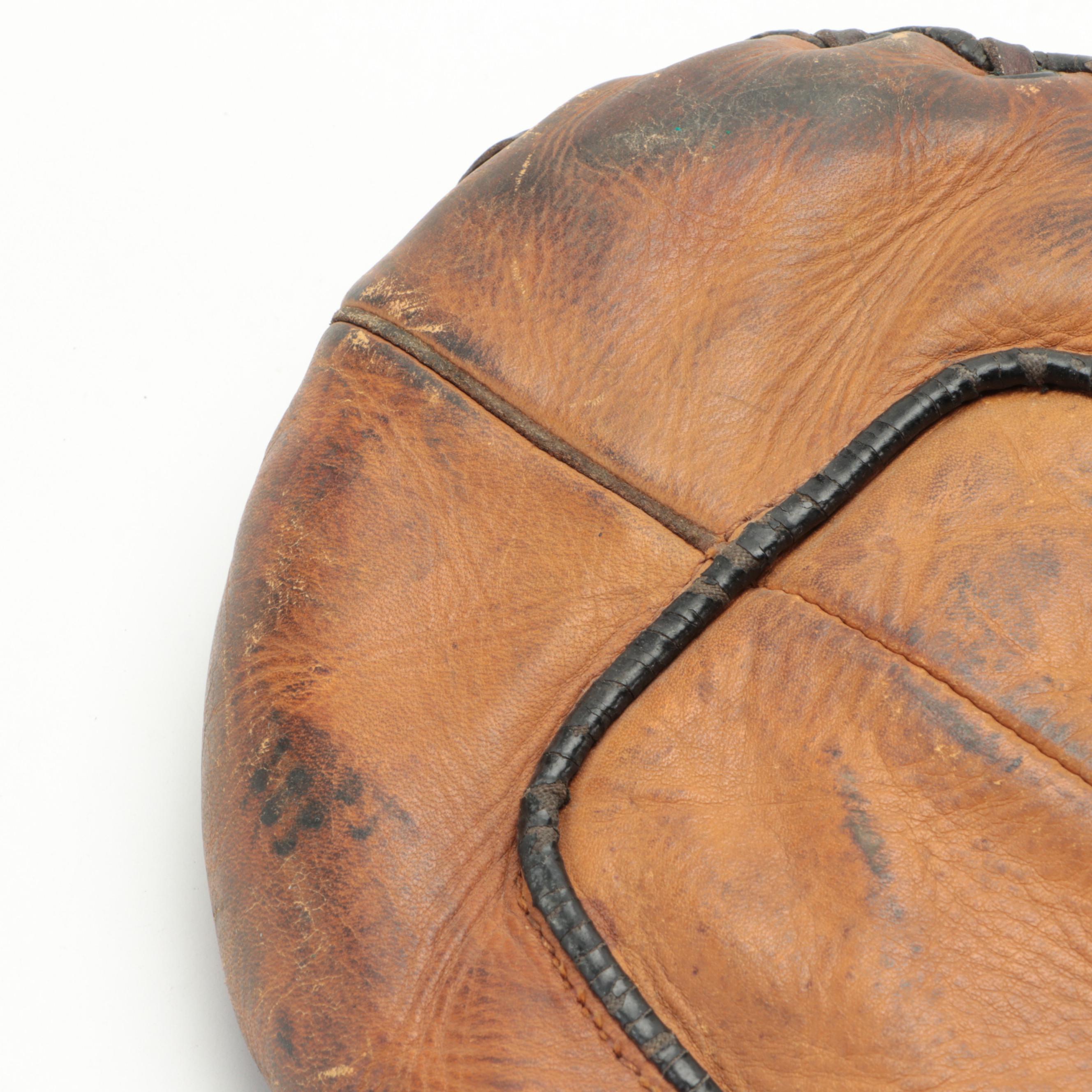 Wilson First Basemans Mitt Seamless Thumb Professional Model, Early 20th Century