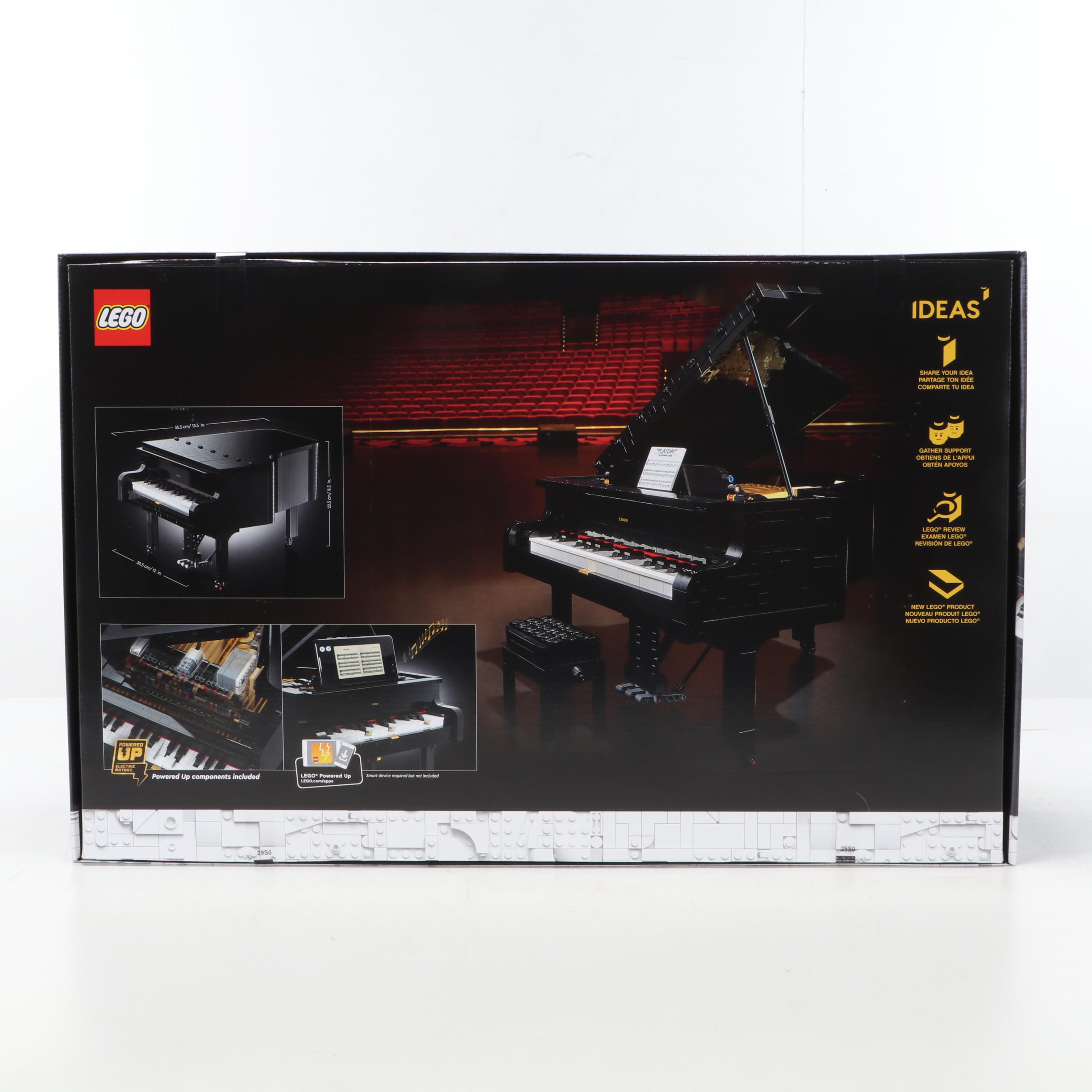 LEGO IDEAS Grand Piano #031 Battery-Powered Building Toy Set