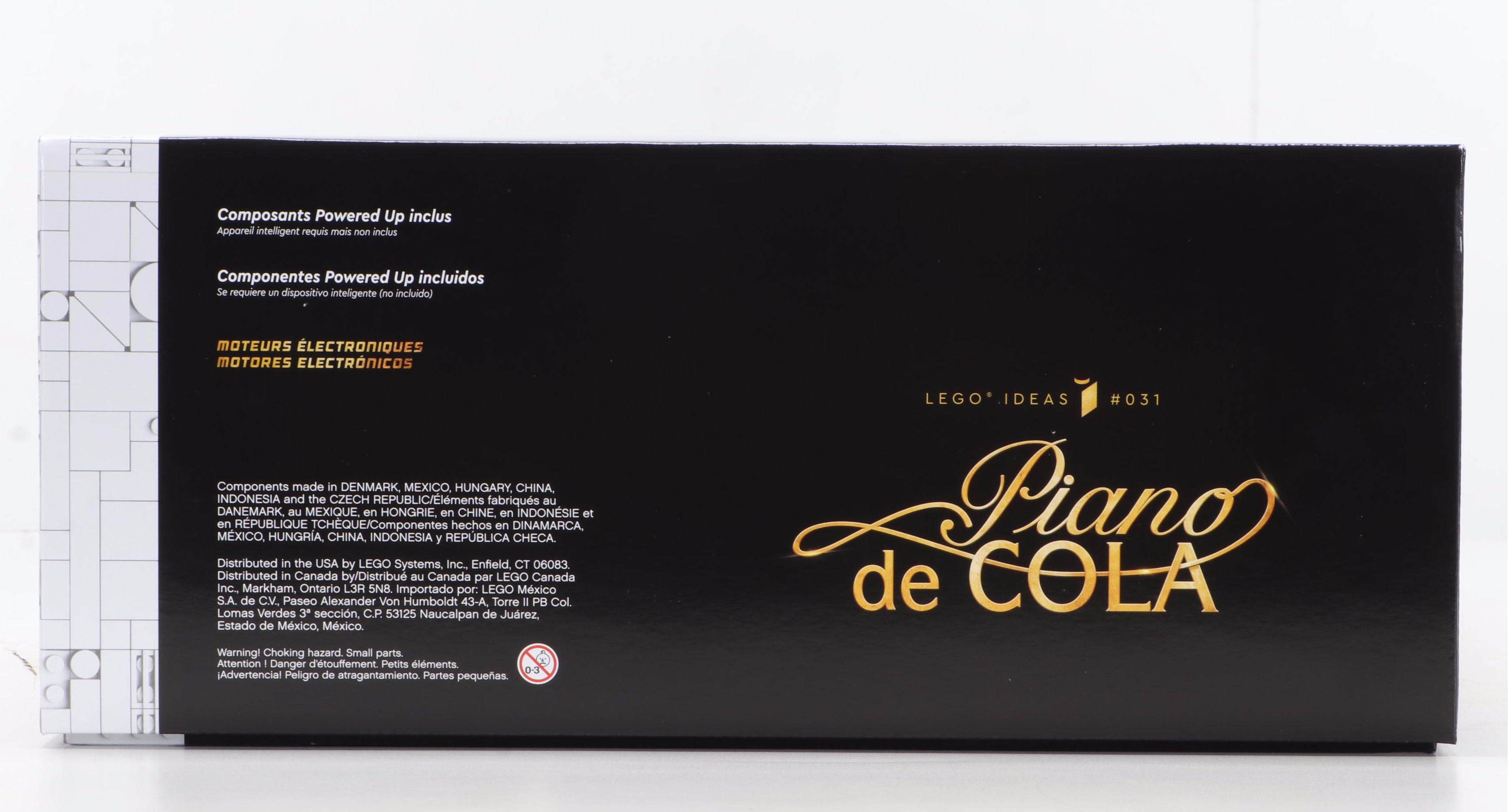 LEGO IDEAS Grand Piano #031 Battery-Powered Building Toy Set