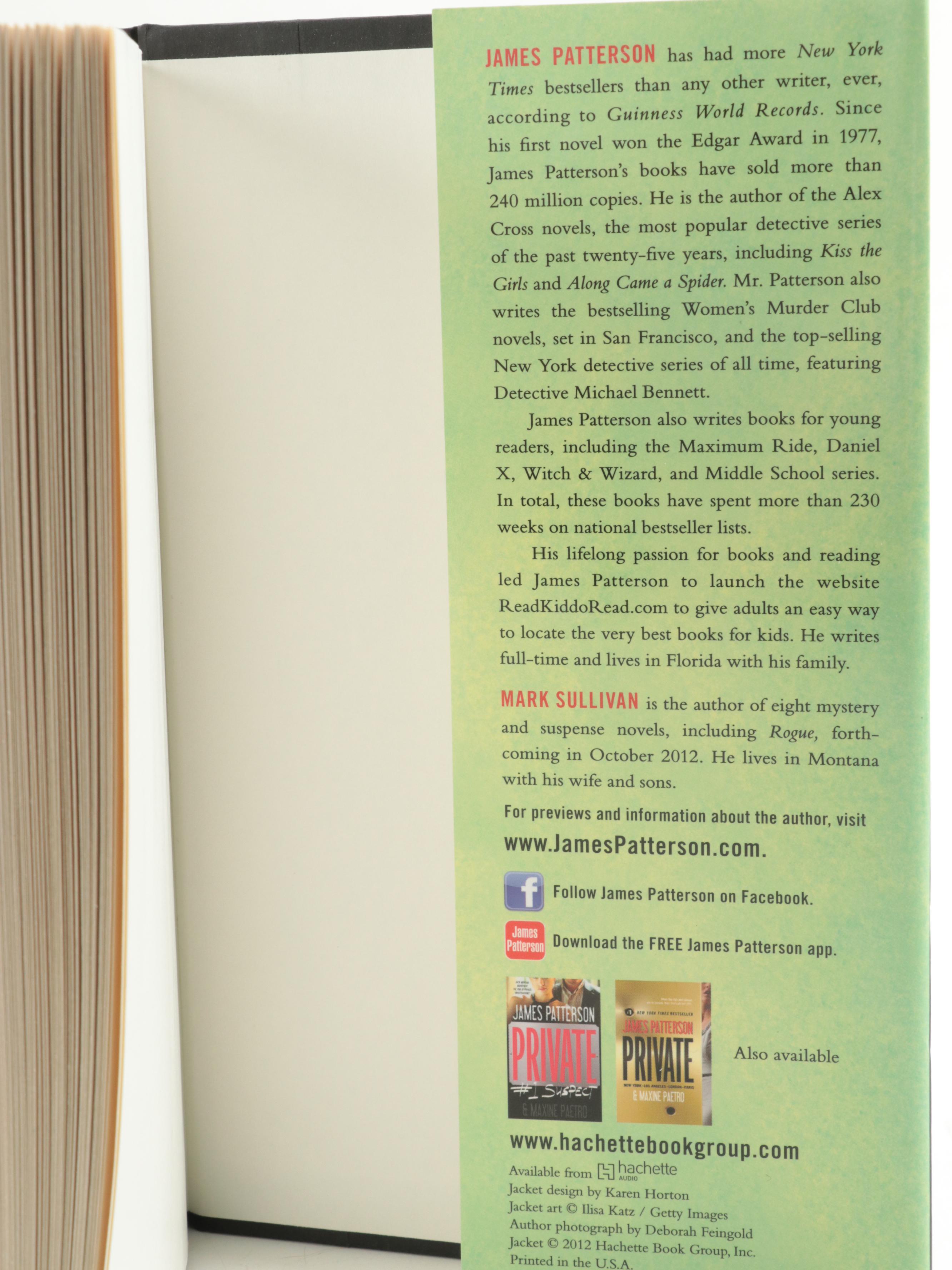 "Private" and Assorted James Patterson Collection