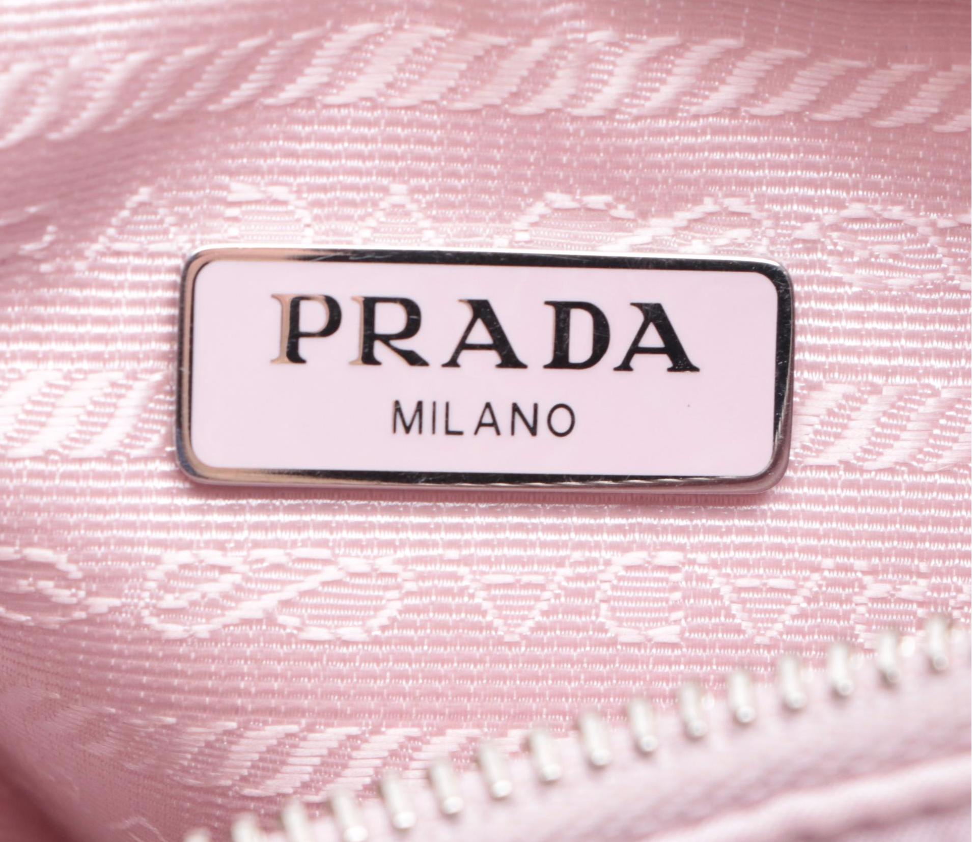 Prada Re-Edition 2005 Crossbody Bag in Alabaster Pink Nylon