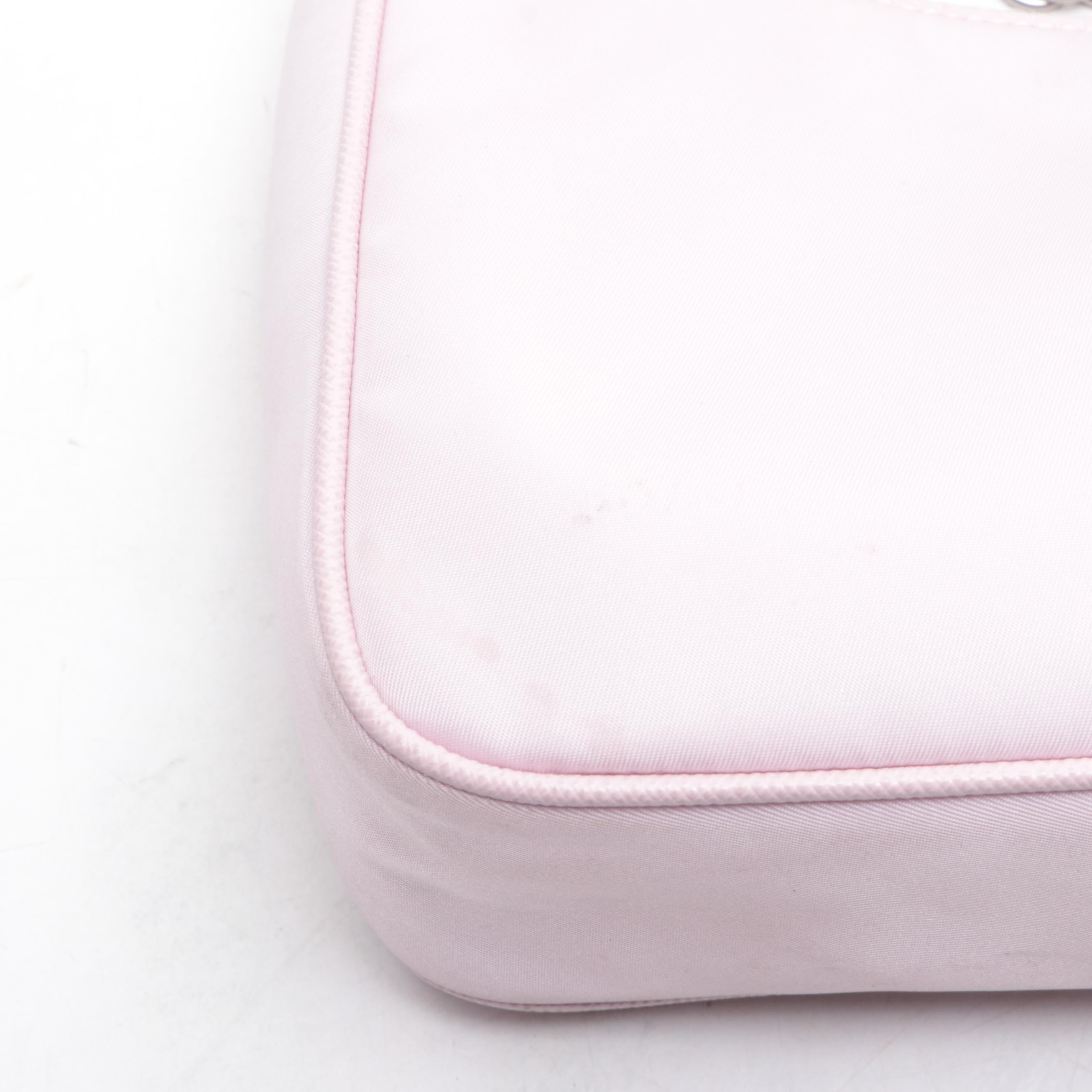 Prada Re-Edition 2005 Crossbody Bag in Alabaster Pink Nylon