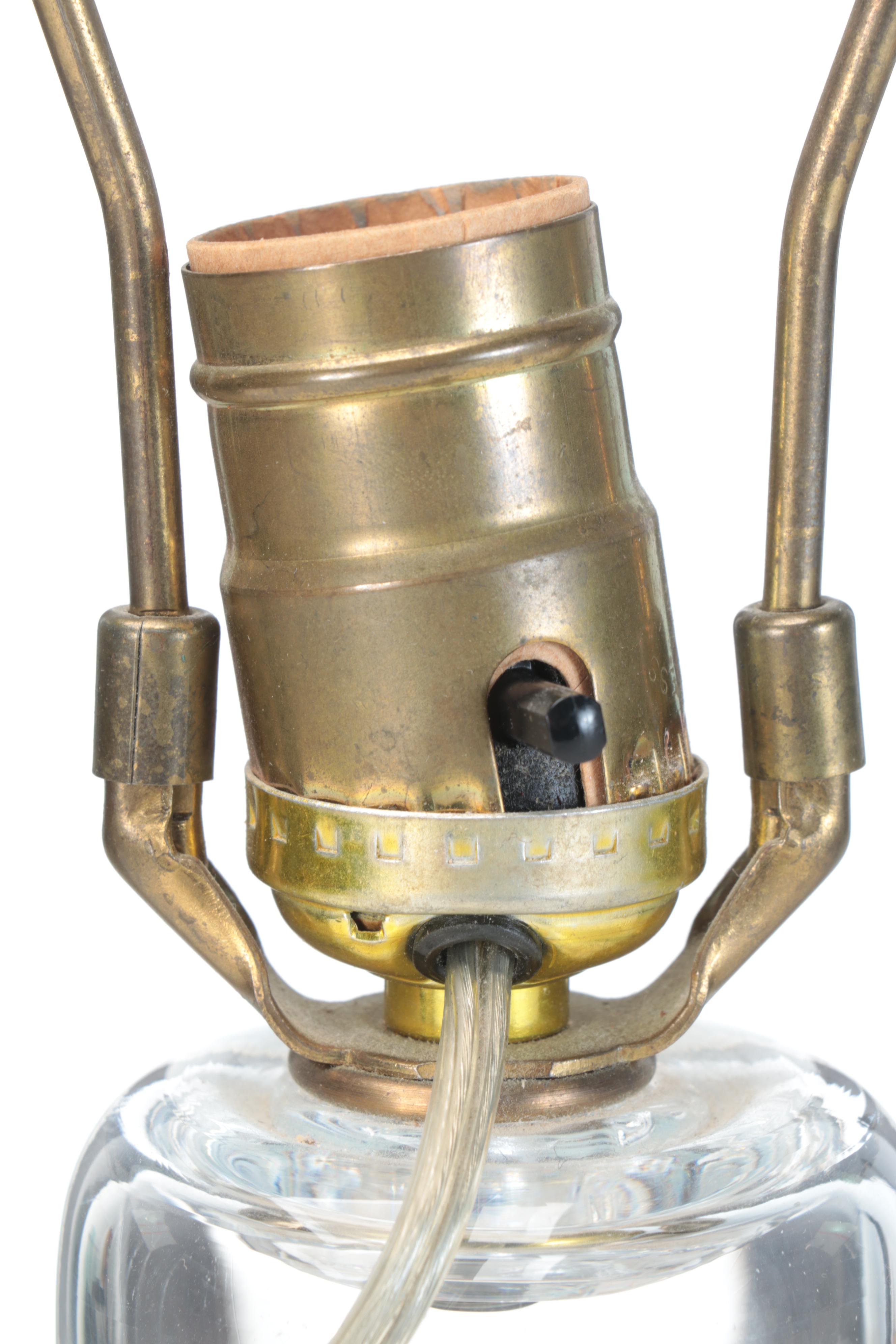 Simon Pearce "Shelburne" Glass Table Lamp