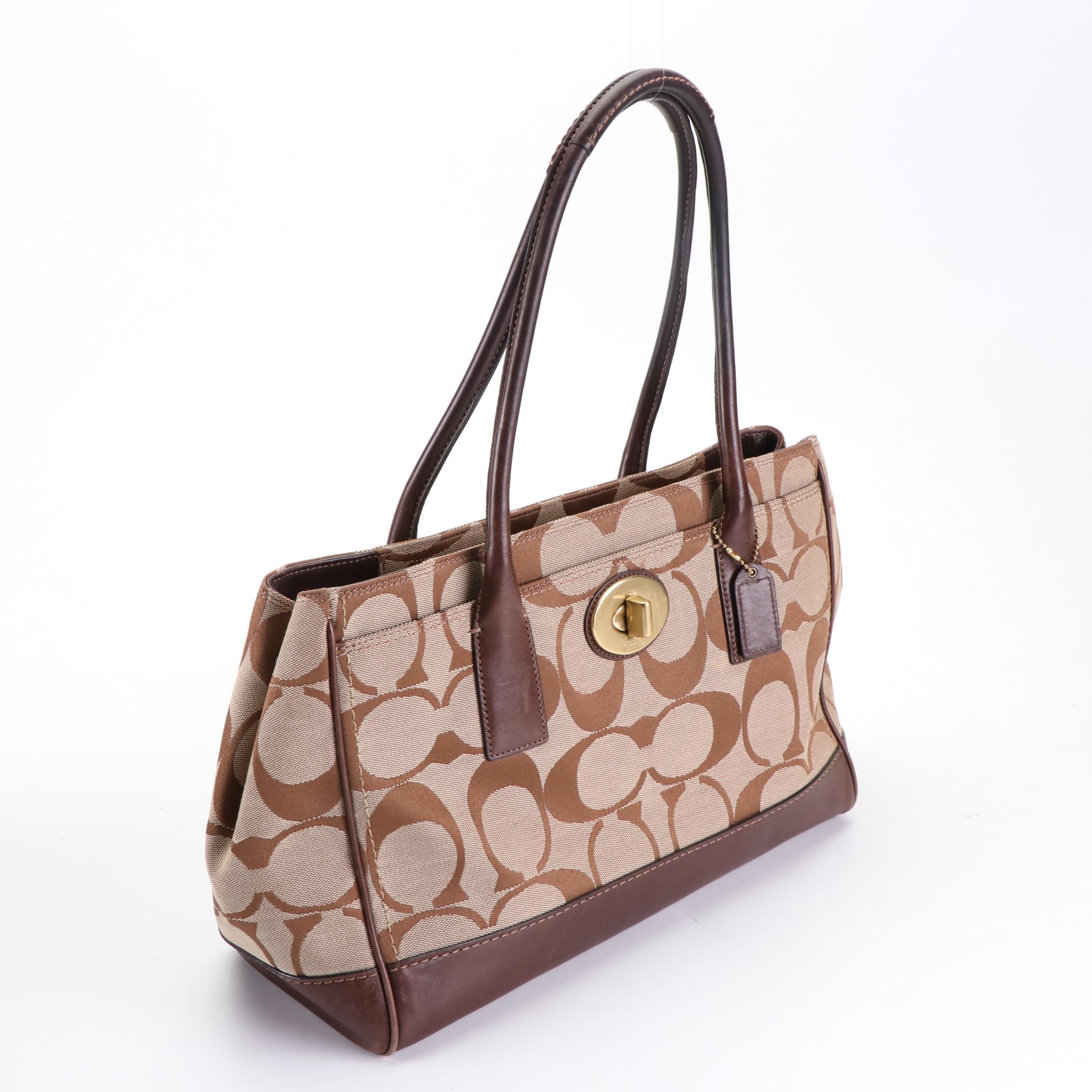 Coach Signature Canvas and Leather Handbags