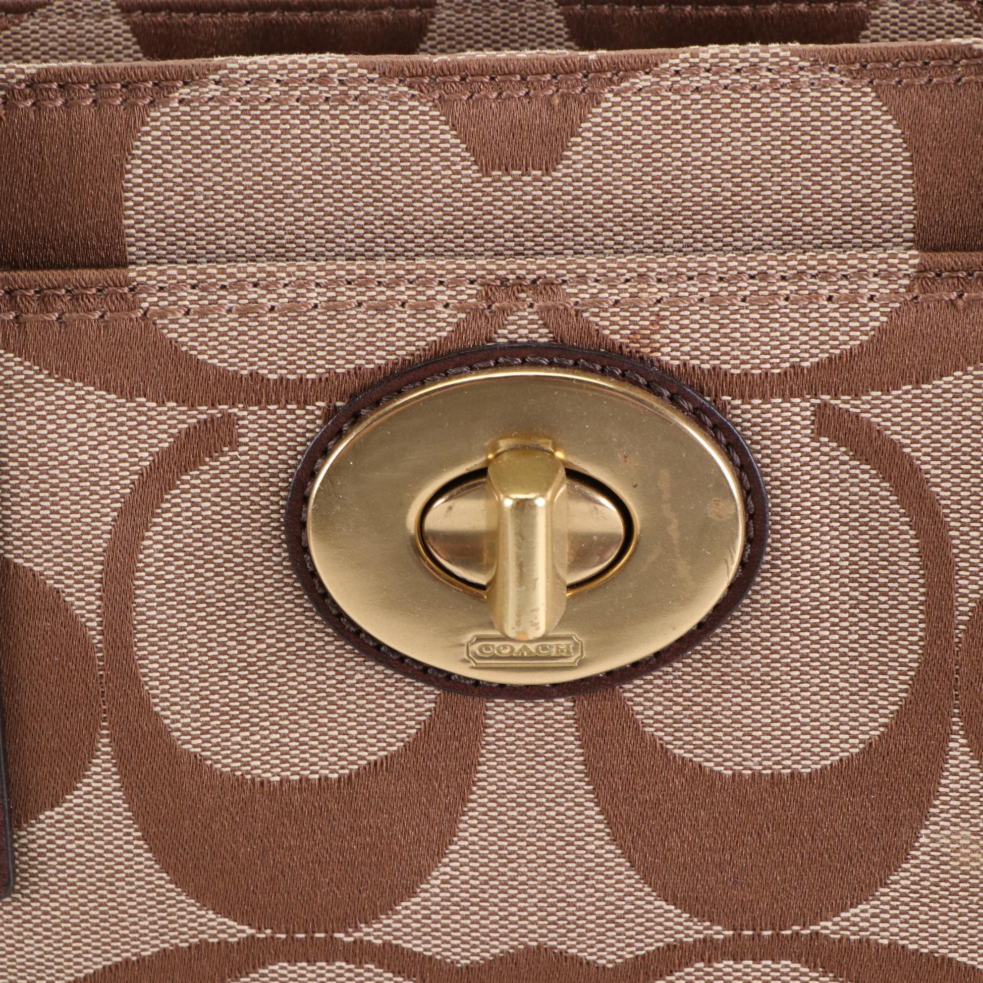 Coach Signature Canvas and Leather Handbags