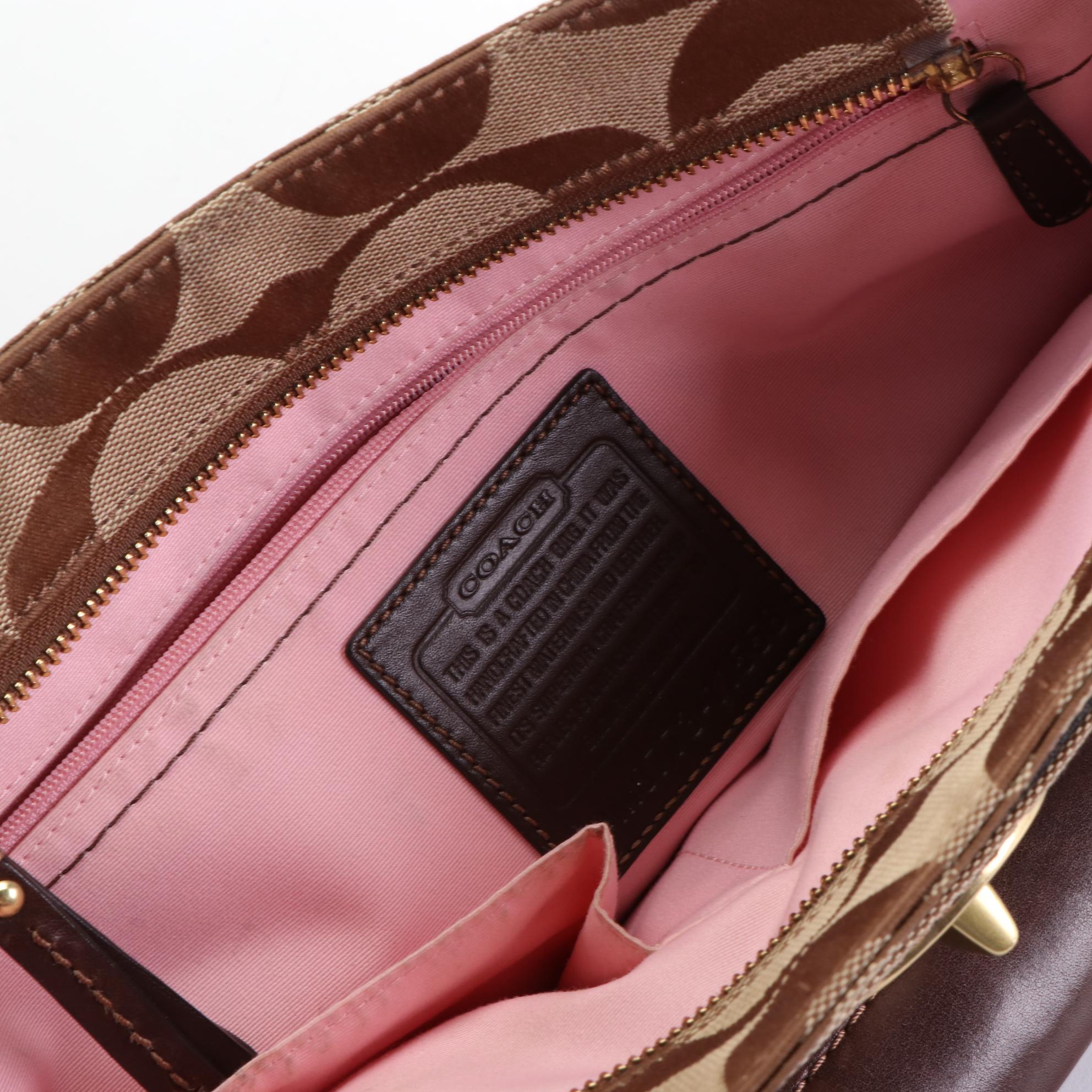 Coach Signature Canvas and Leather Handbags