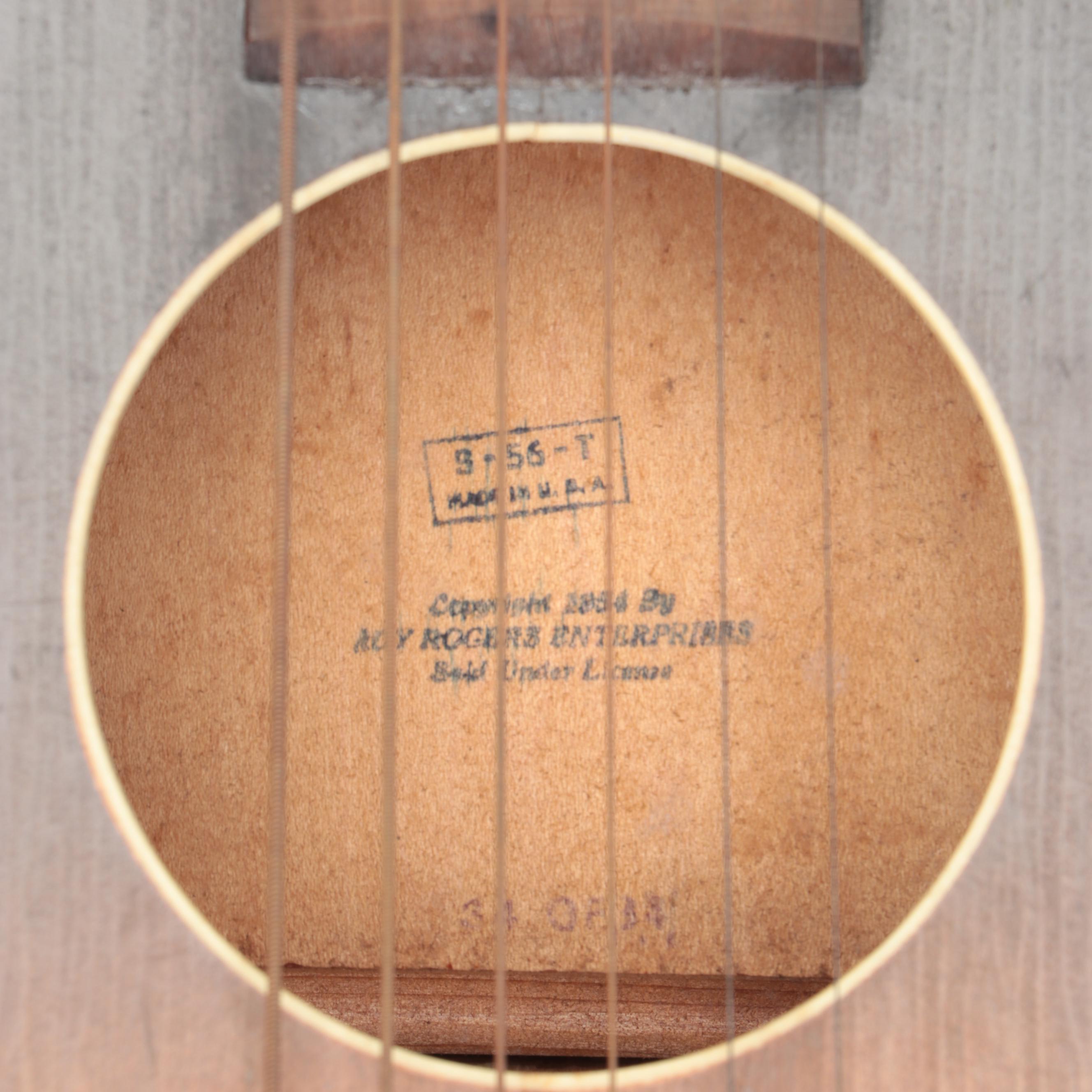 Roy Rogers Guitar with Case, Mid-20th Century