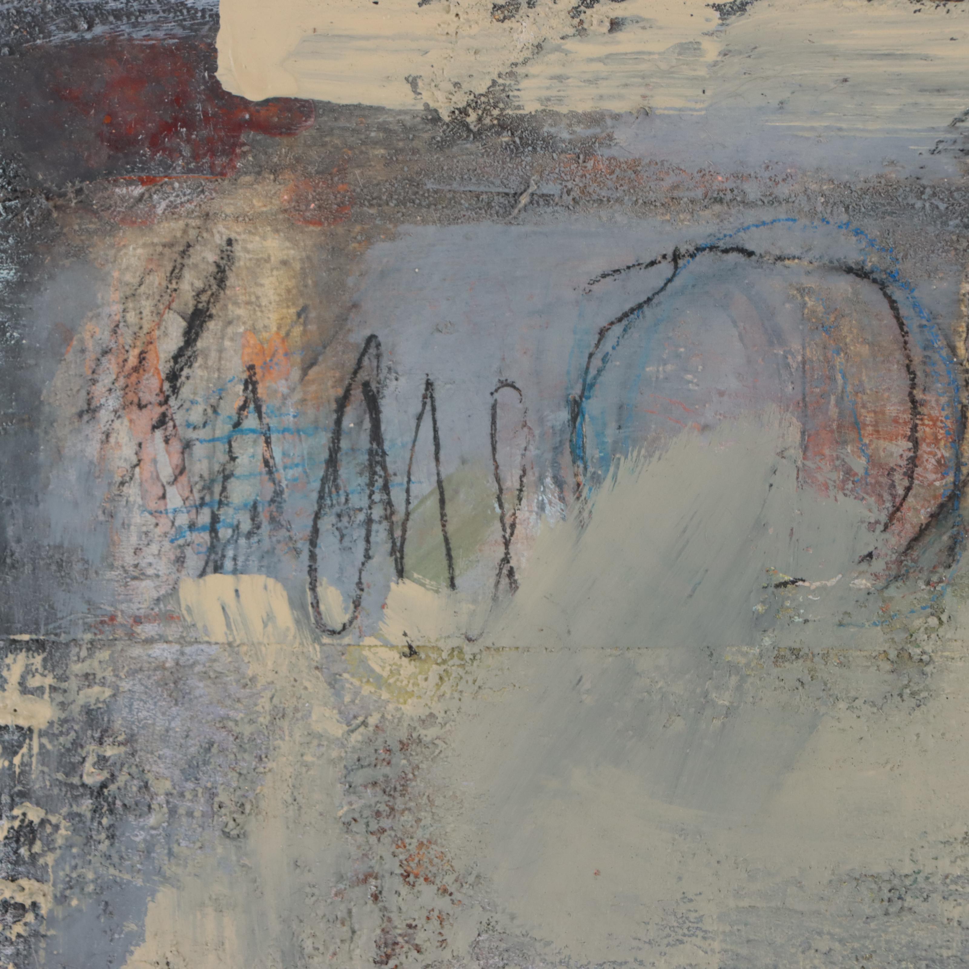 Juliet Holland Abstract Mixed Media Painting, 2013