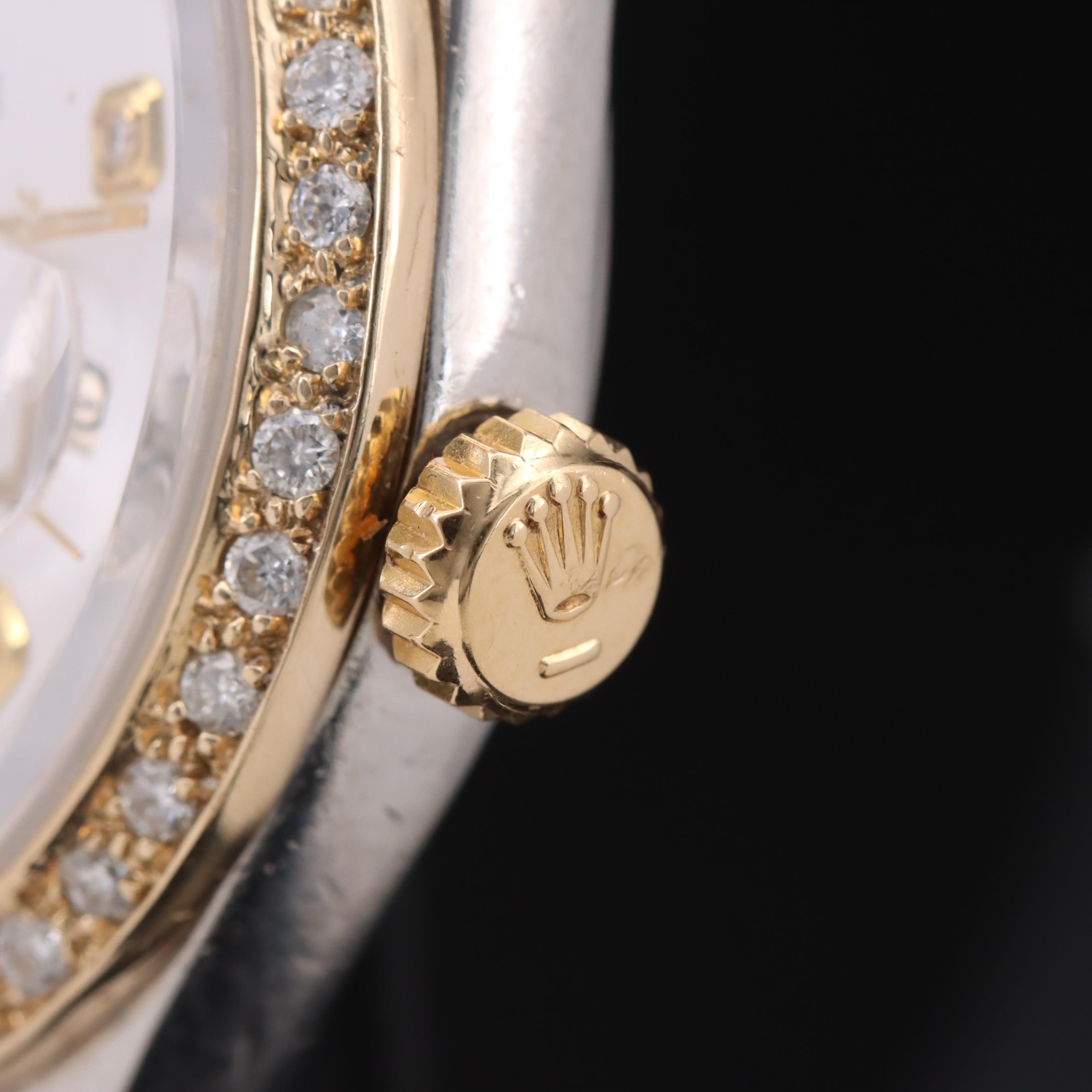 1971 Rolex 1.00 CTW Diamond Datejust Watch