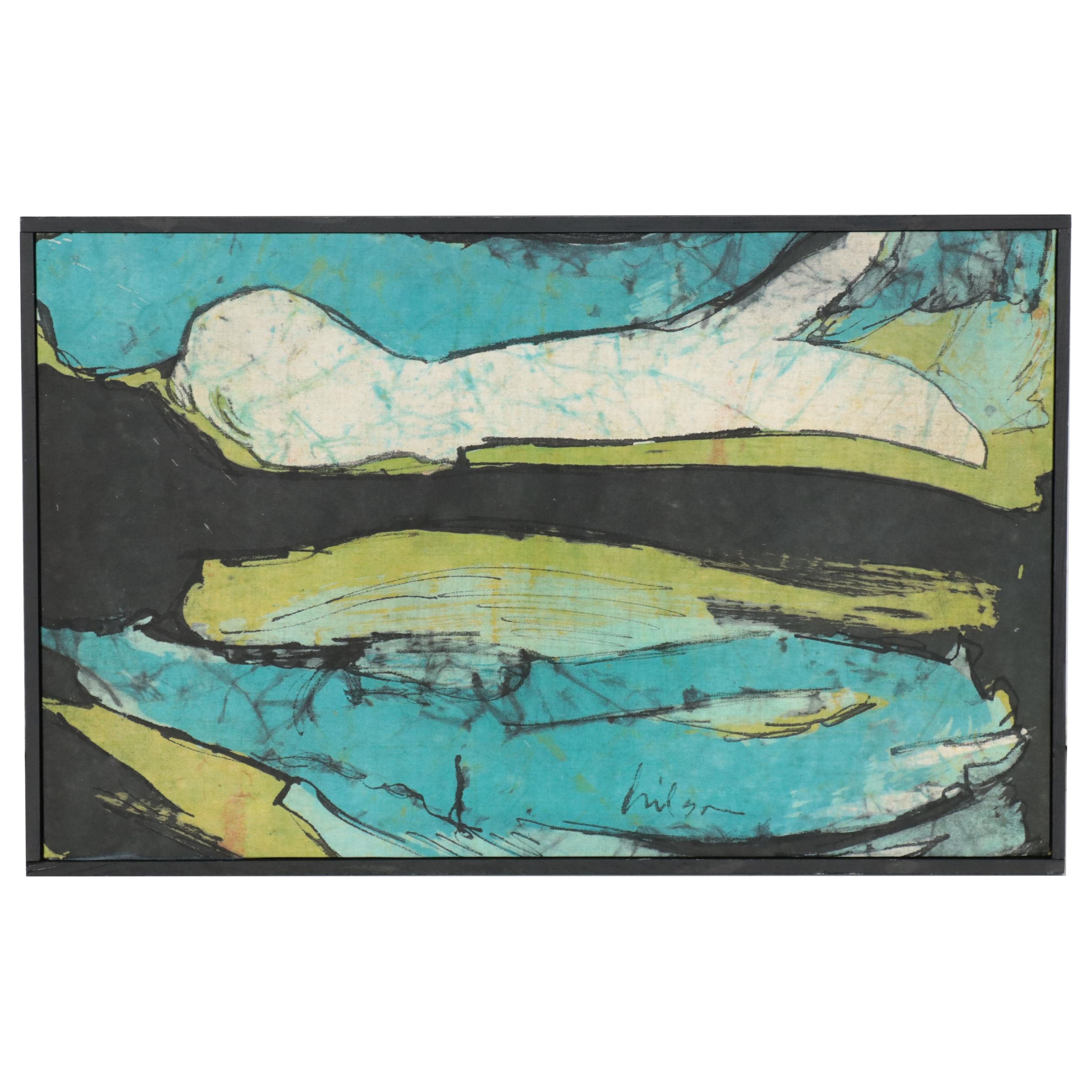 Harry Hilson Abstract Batik Textile