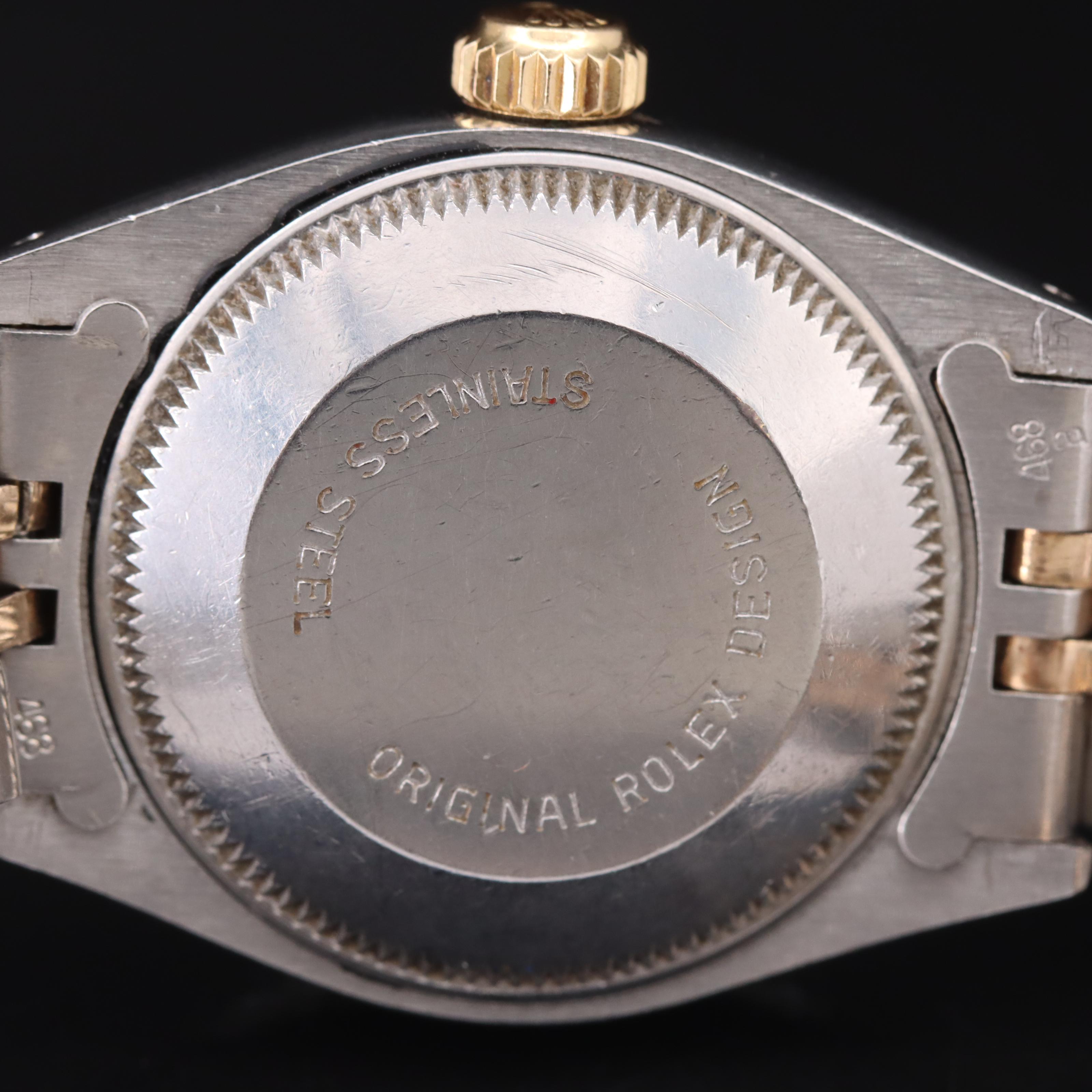 1981 Rolex Oyster Perpetual Date 18K and Stainless Steel Watch