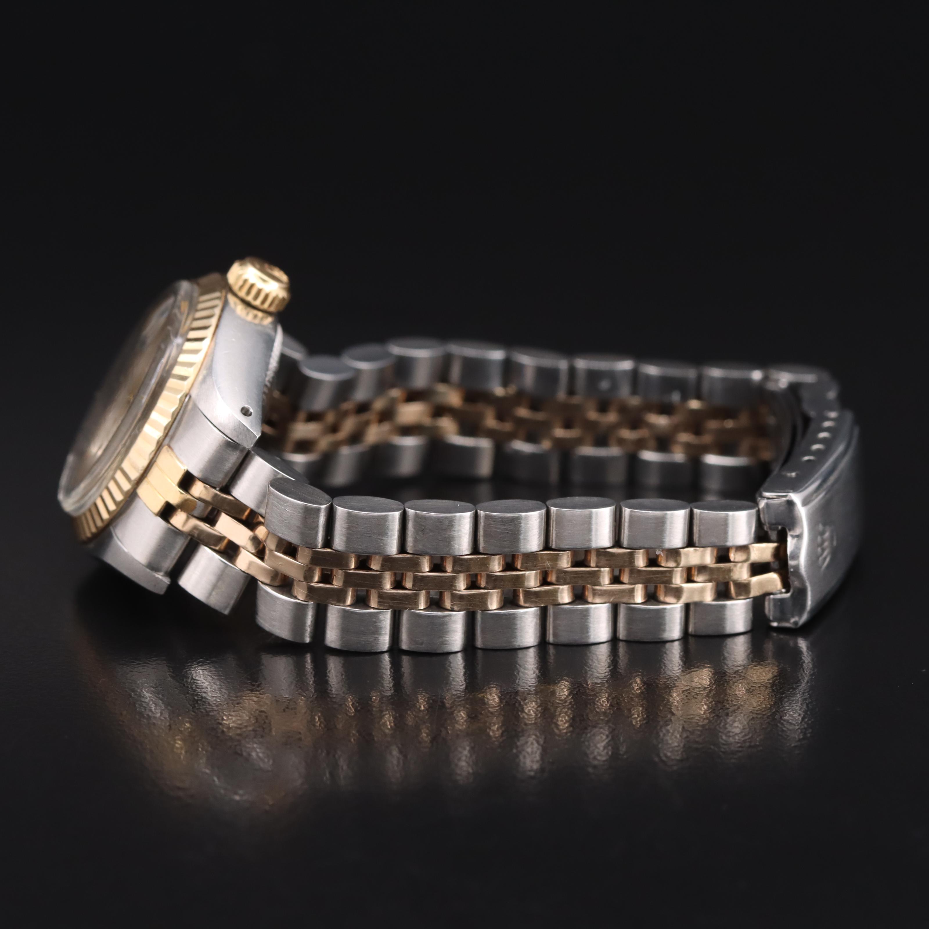 1981 Rolex Oyster Perpetual Date 18K and Stainless Steel Watch