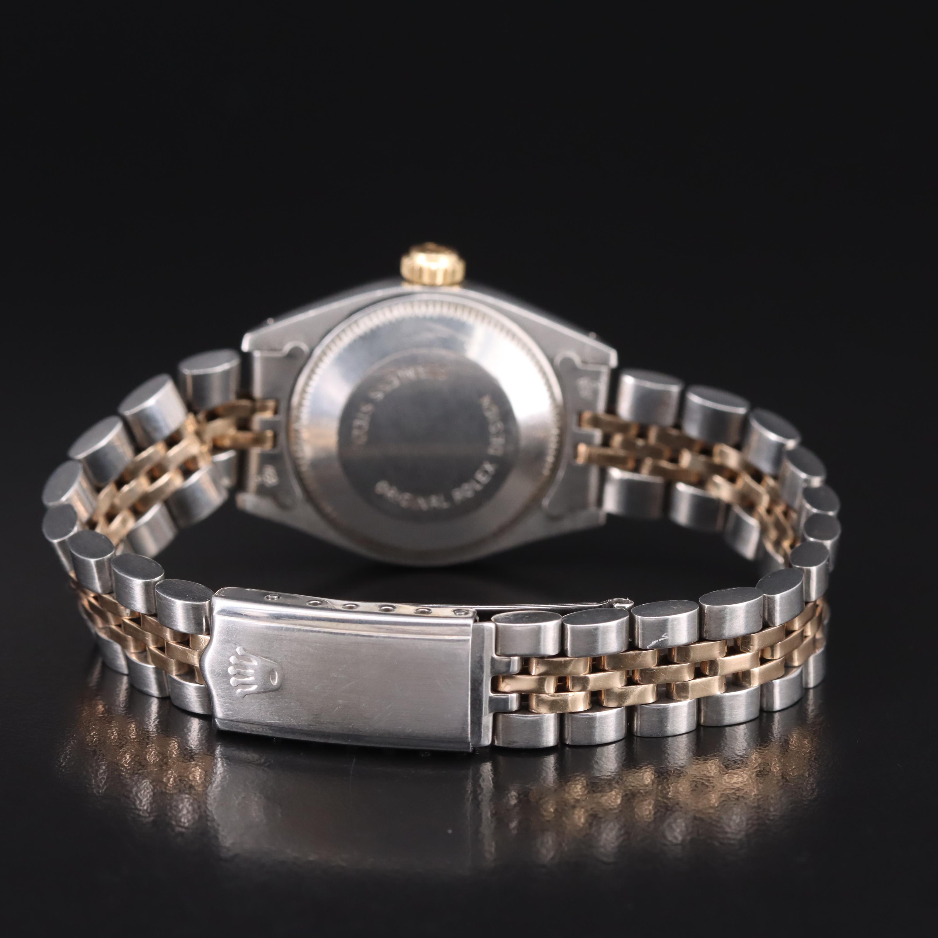 1981 Rolex Oyster Perpetual Date 18K and Stainless Steel Watch