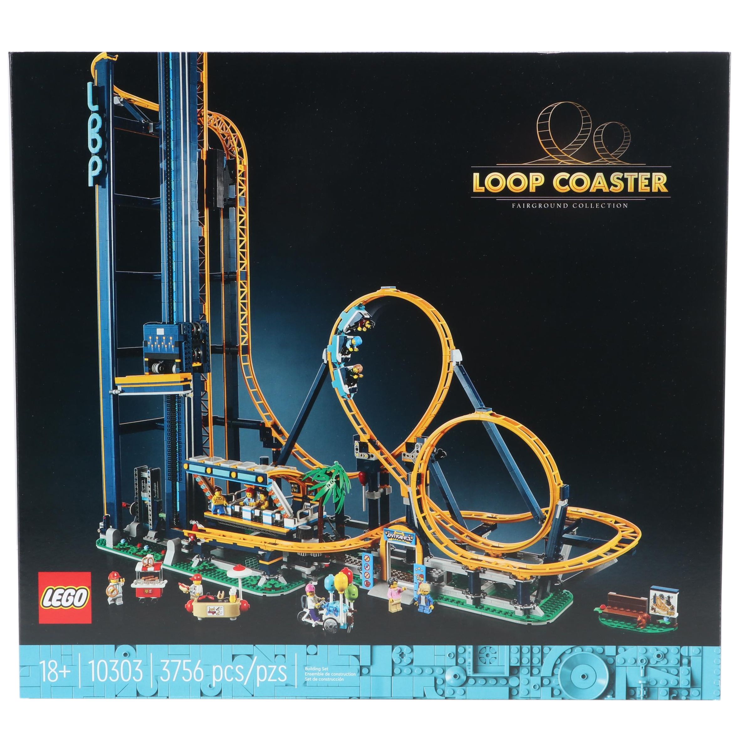 LEGO Fairground Collection Loop Coaster Building Set With Accessories