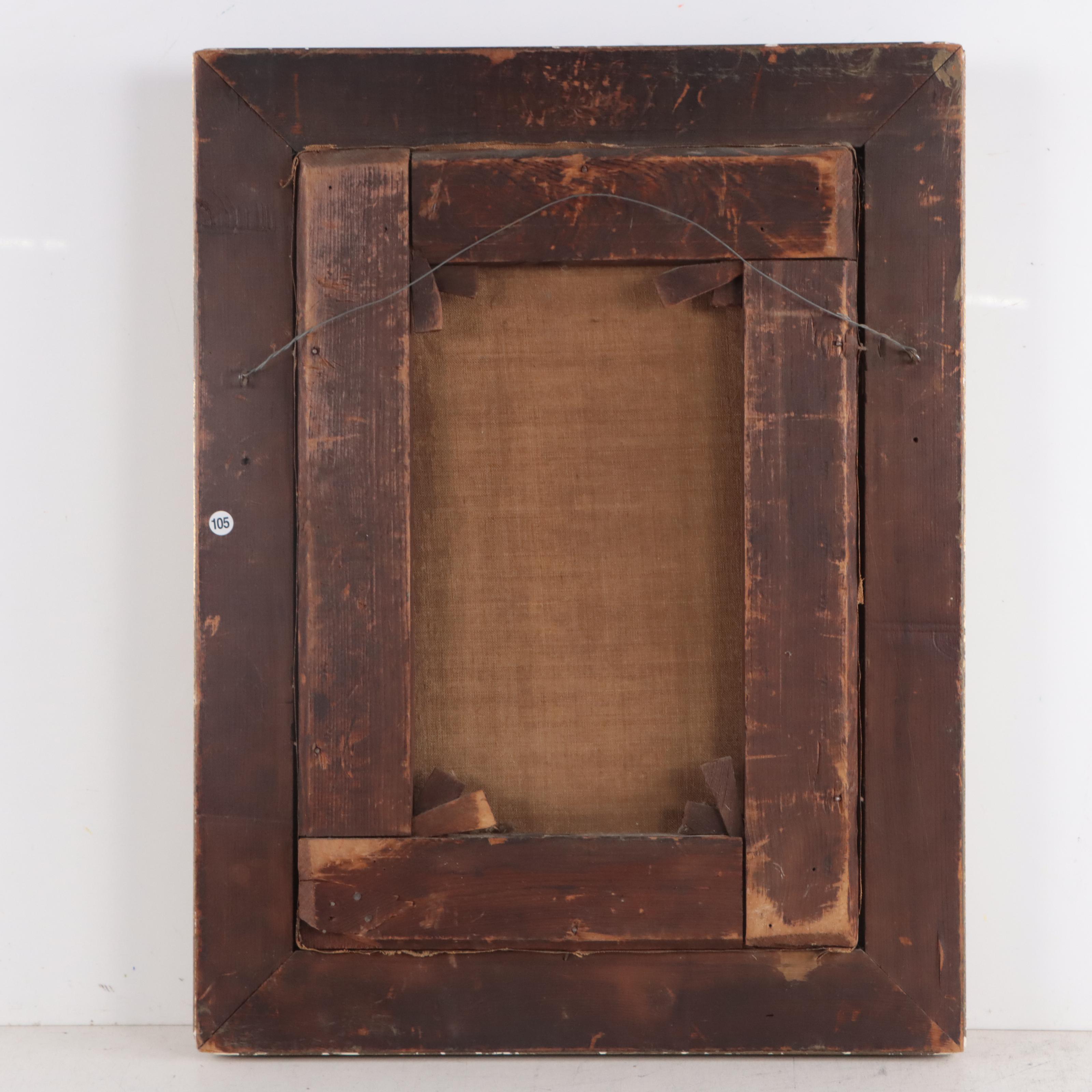 A. M. Williams Oil Painting of Landscape, 1886