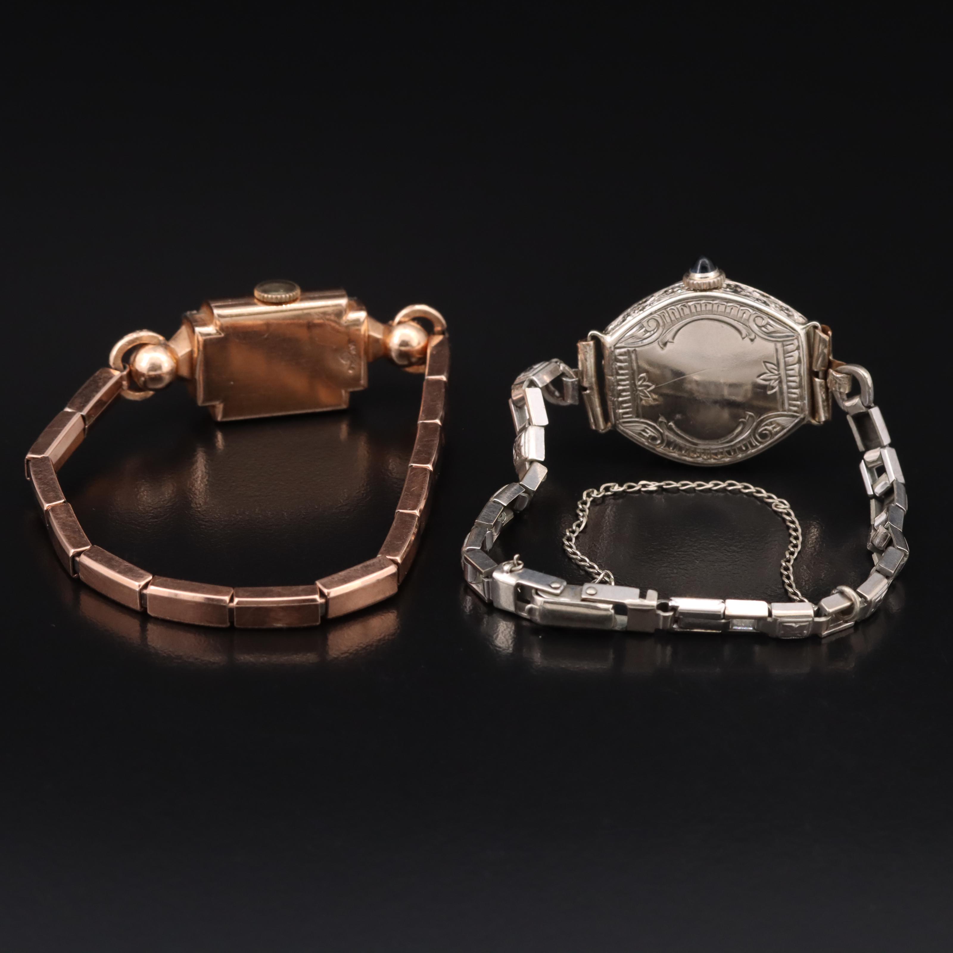 Vintage 14K Swiss and American Diamond Watches