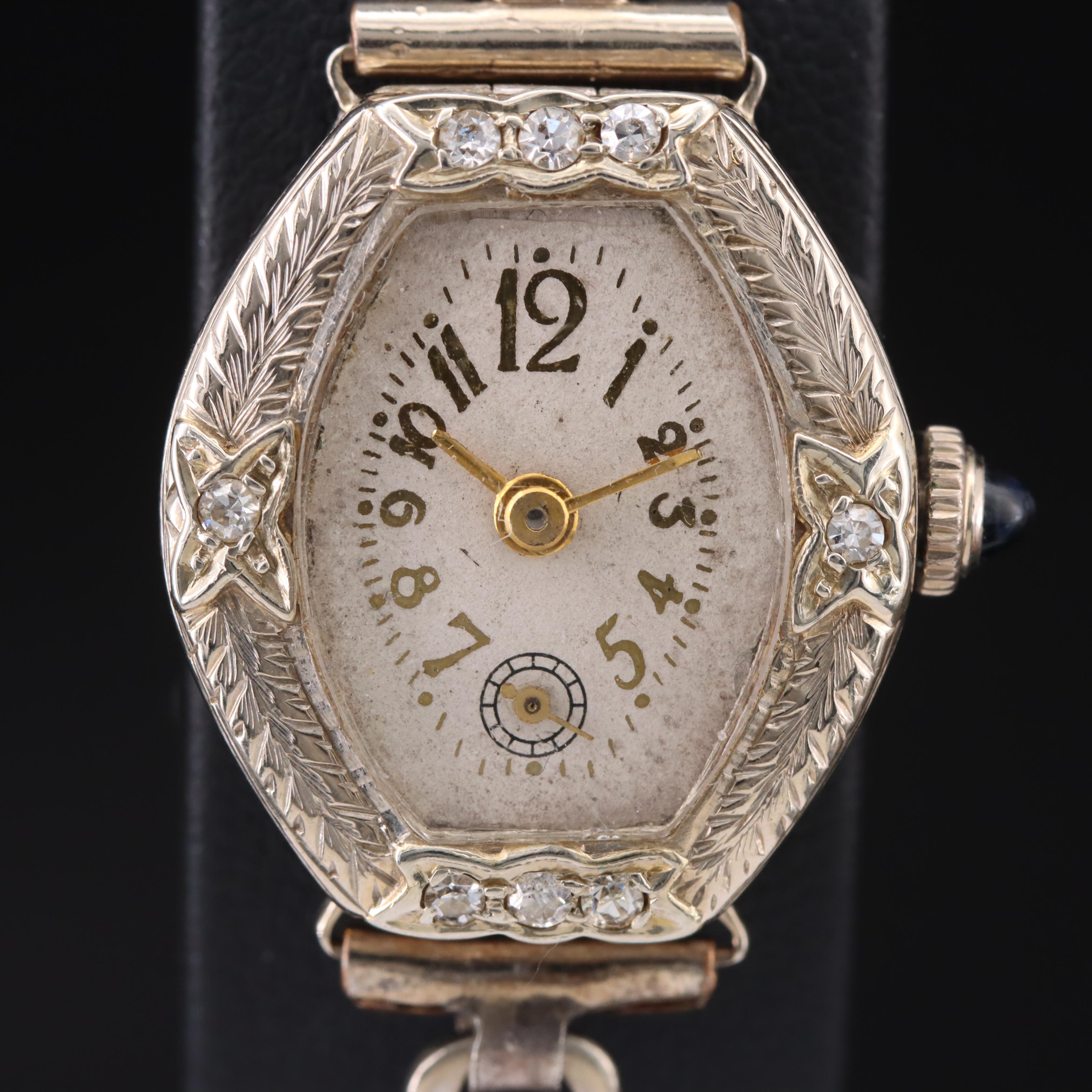 Vintage 14K Swiss and American Diamond Watches