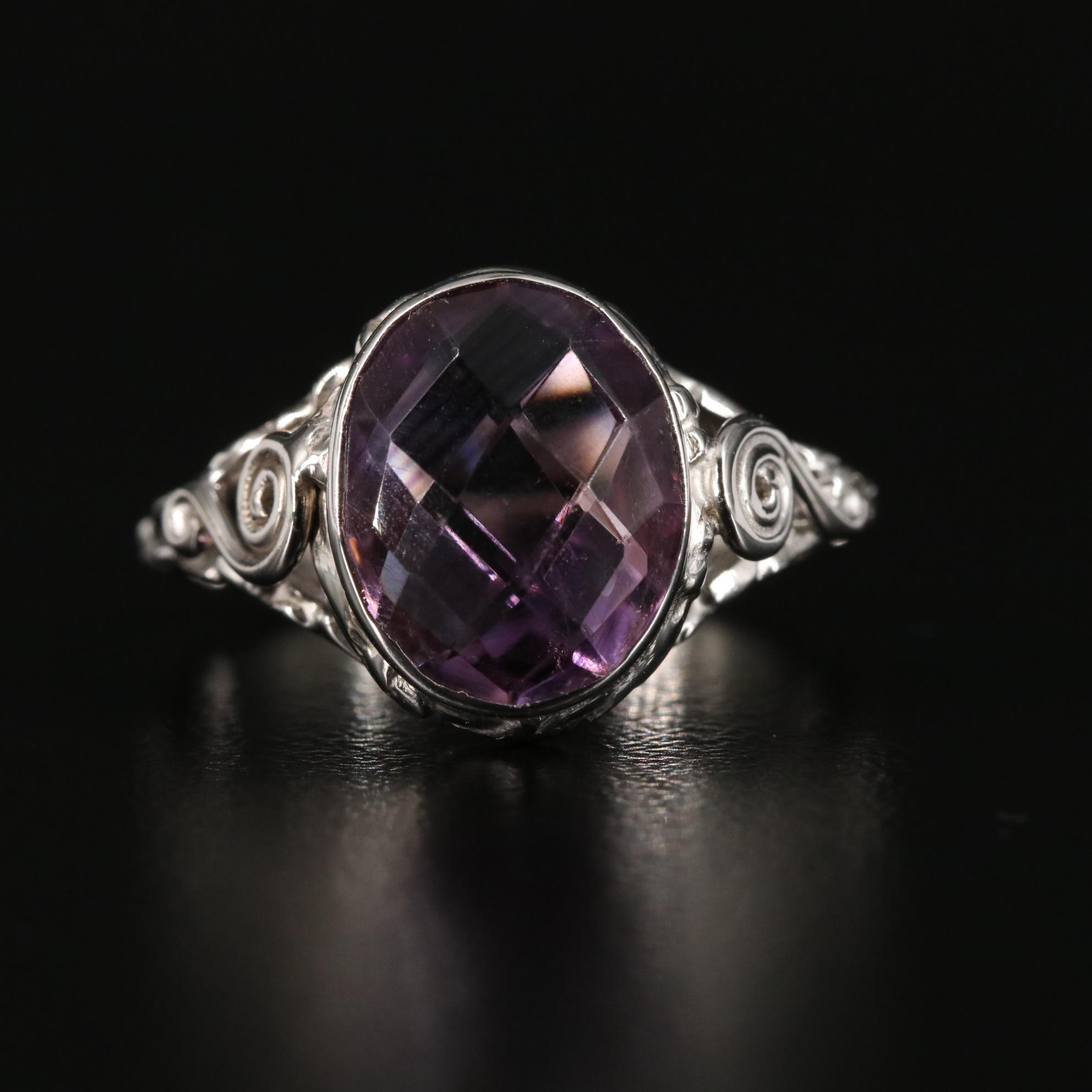 Sterling Amethyst Ring
