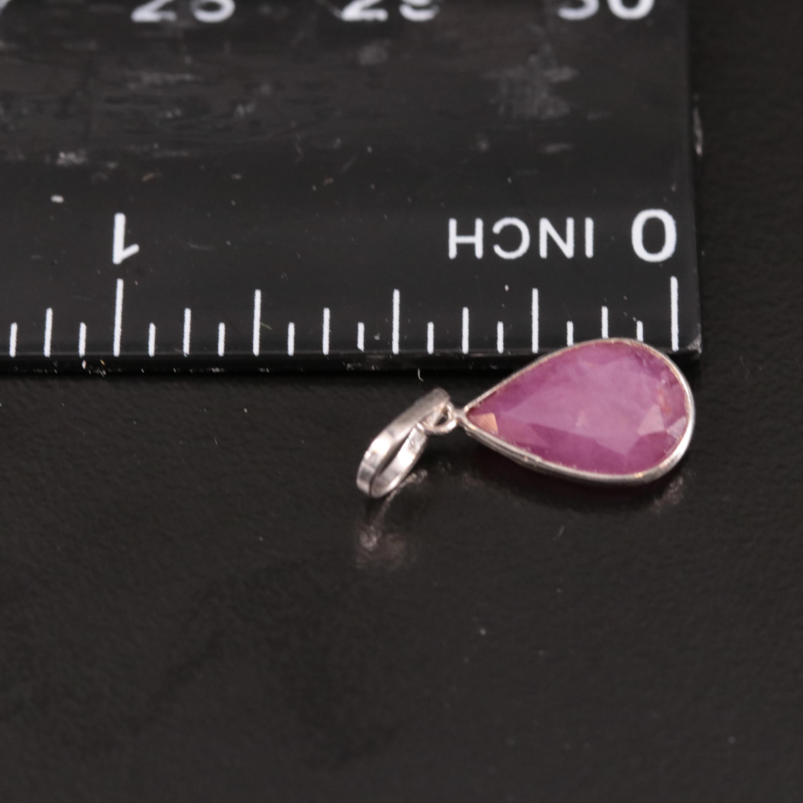 14K Filled Corundum Pendant