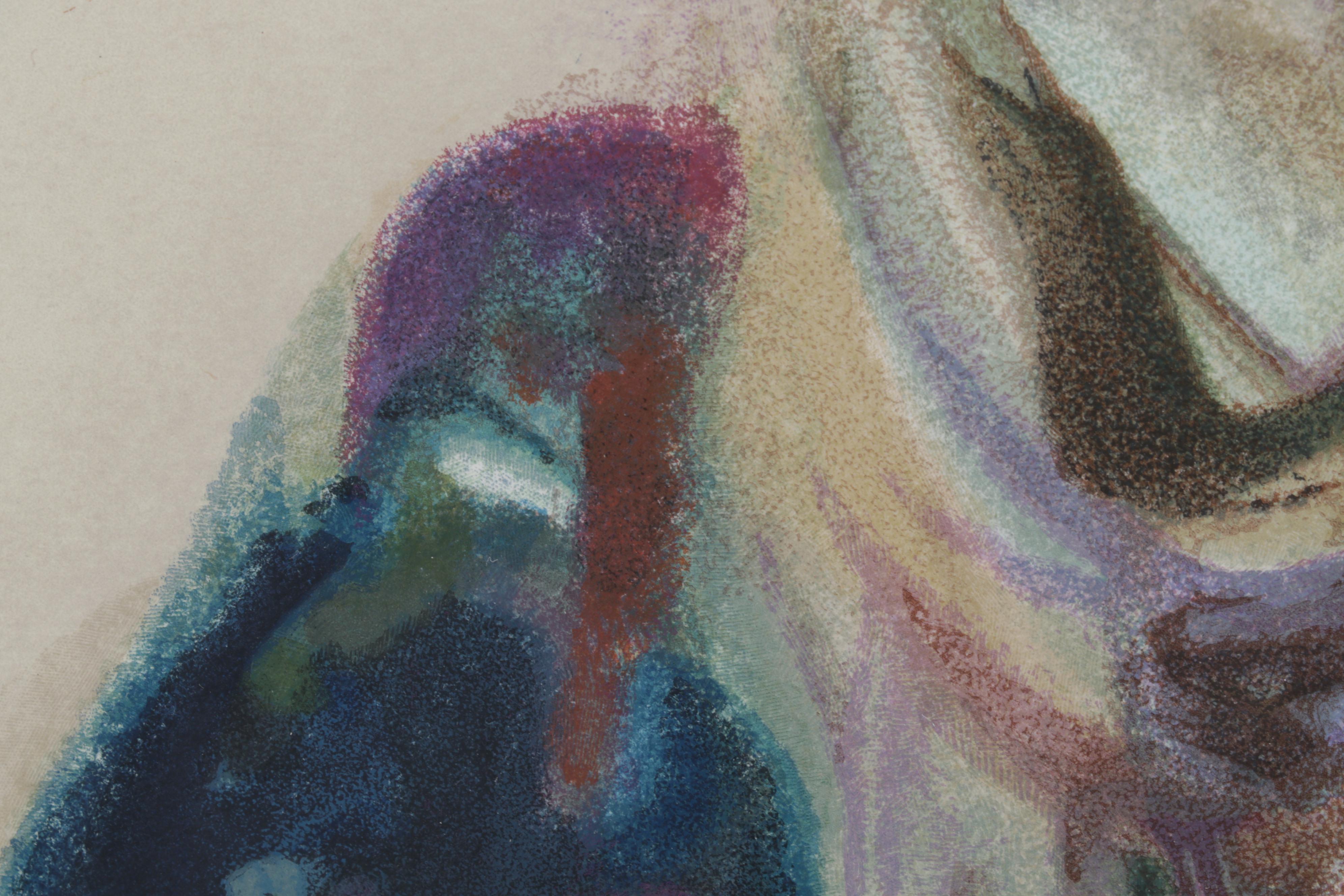 Salvador Dalí Wood Engraving "Saint Peter and Dante"