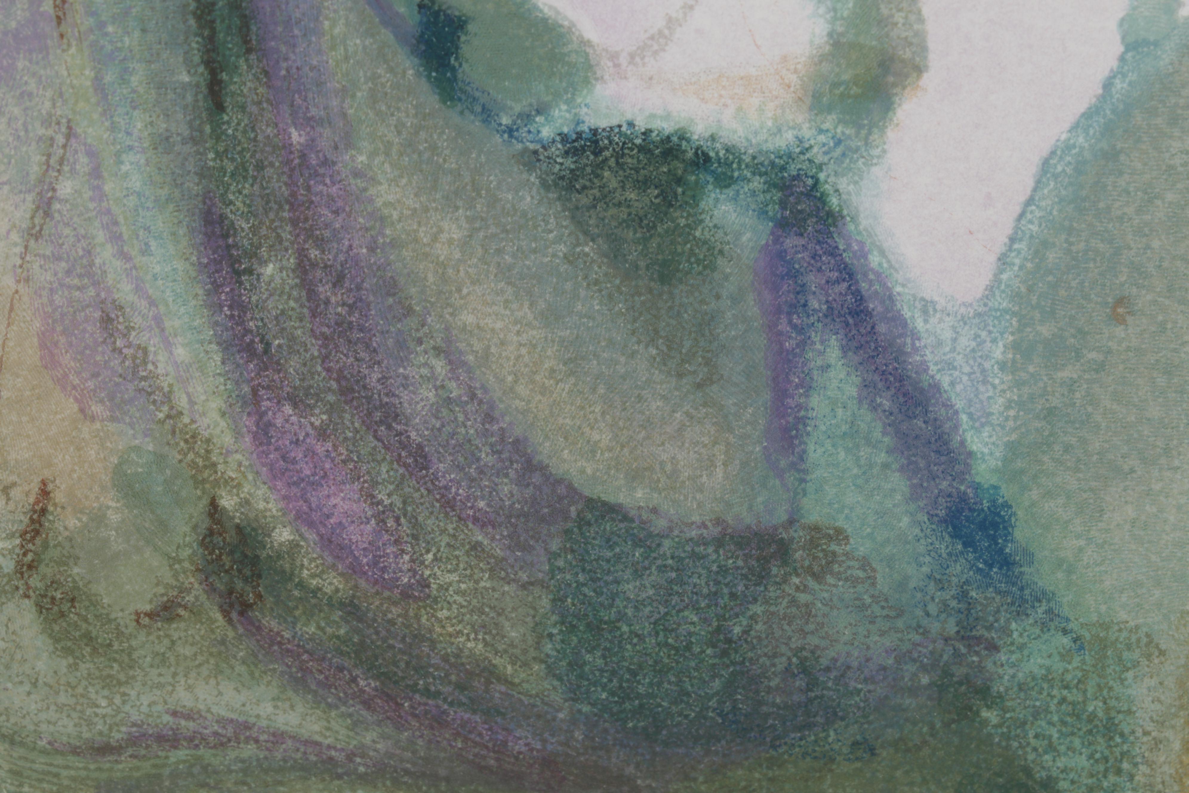 Salvador Dalí Wood Engraving "Saint Peter and Dante"