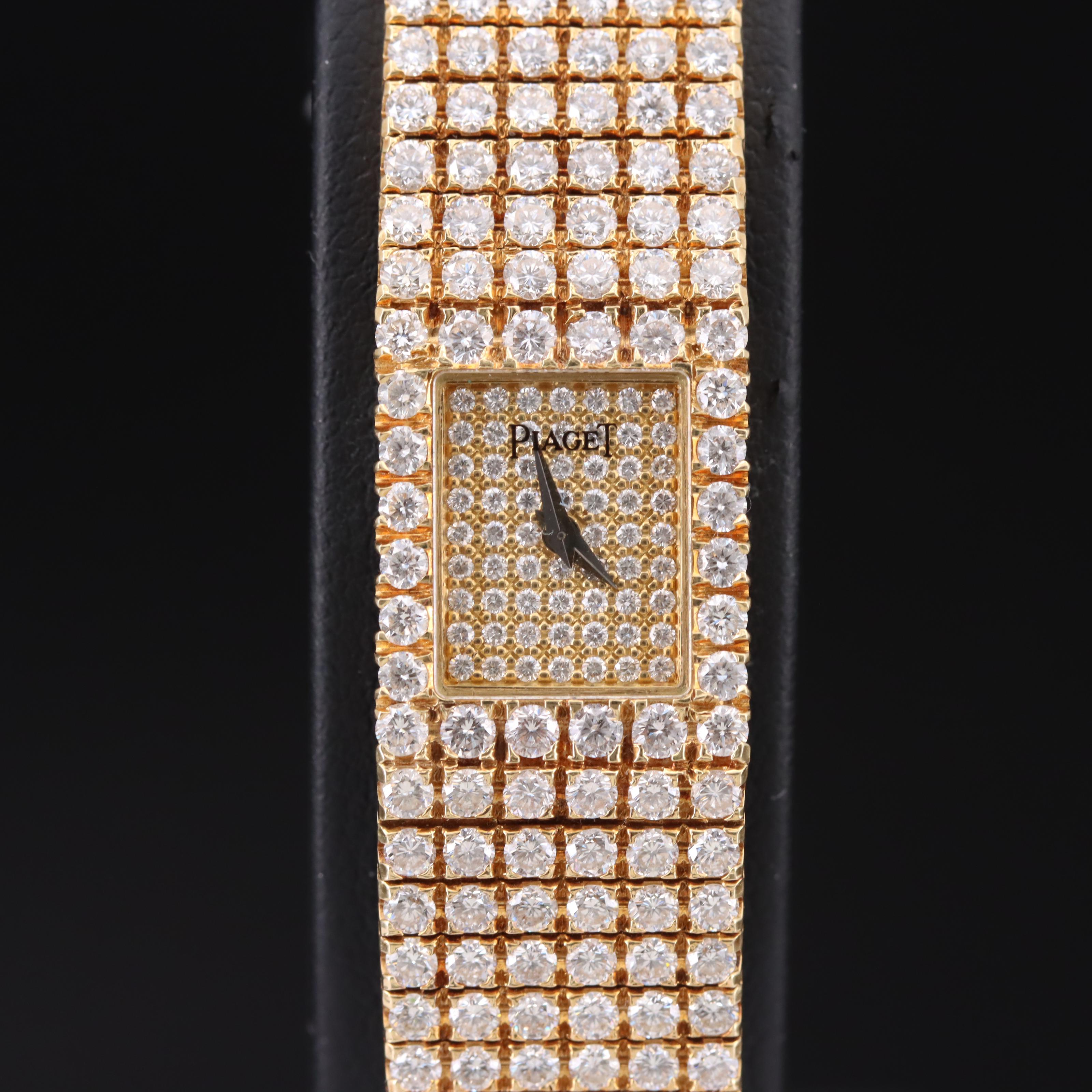 Piaget Polo 18K 13.82 CTW Diamond Watch