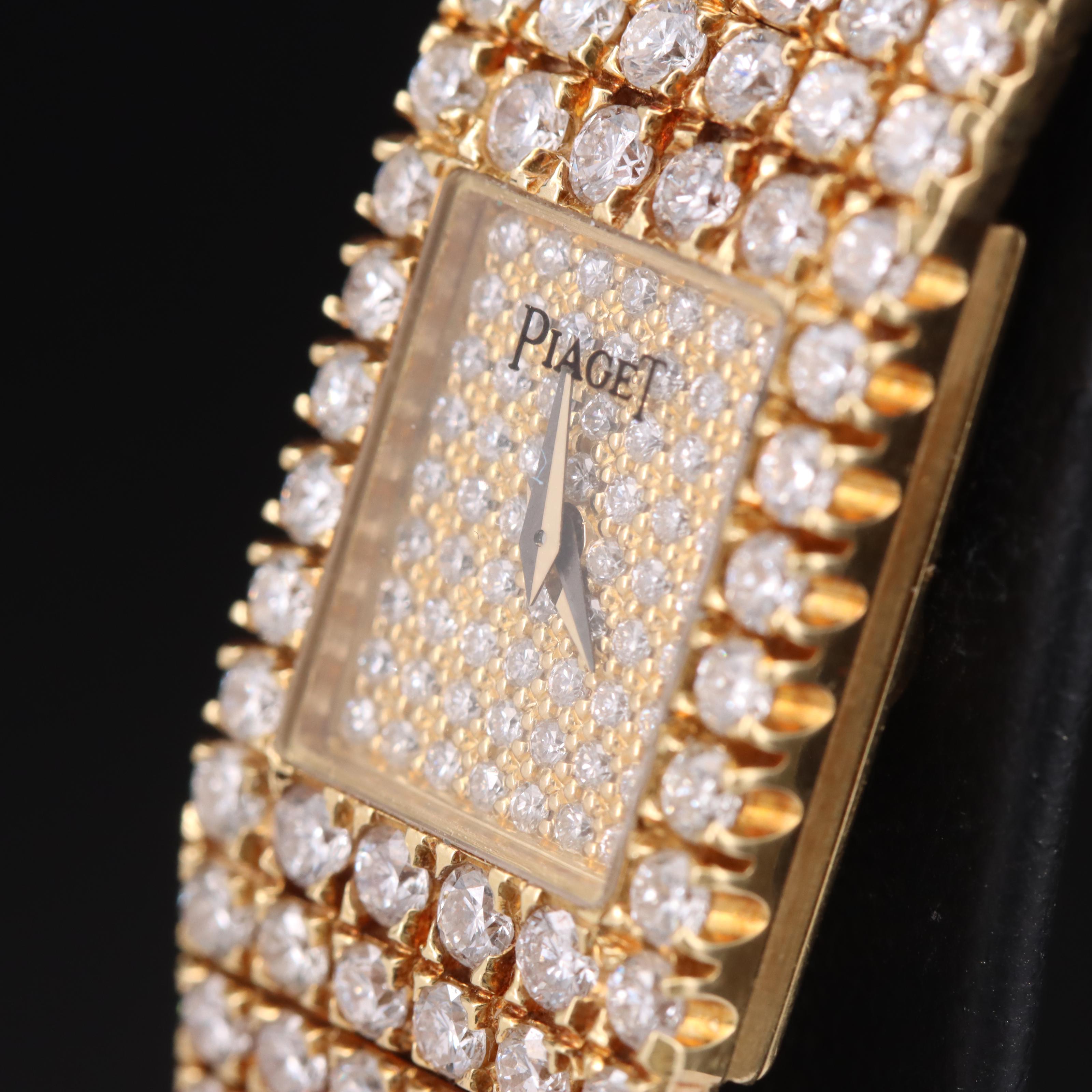Piaget Polo 18K 13.82 CTW Diamond Watch