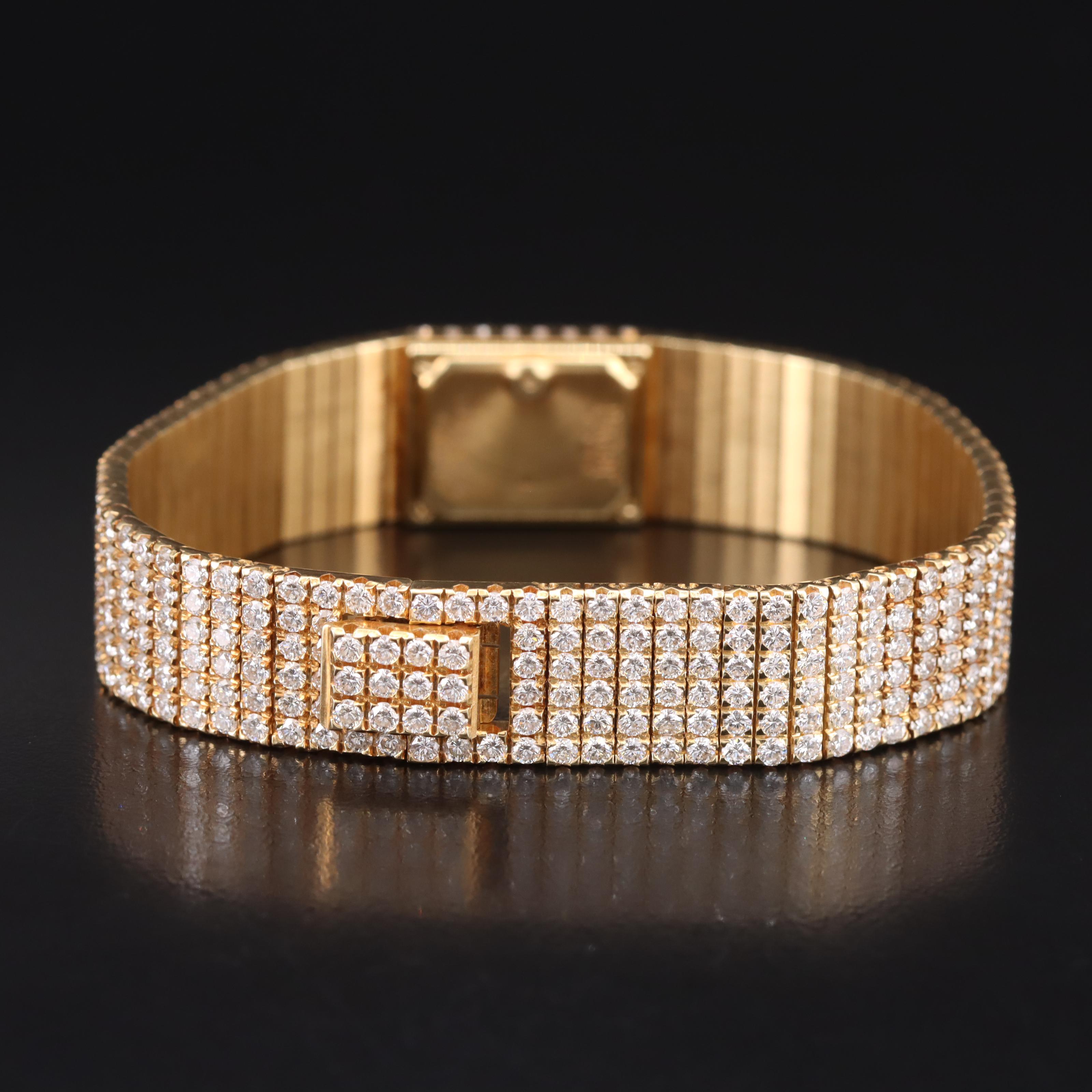 Piaget Polo 18K 13.82 CTW Diamond Watch