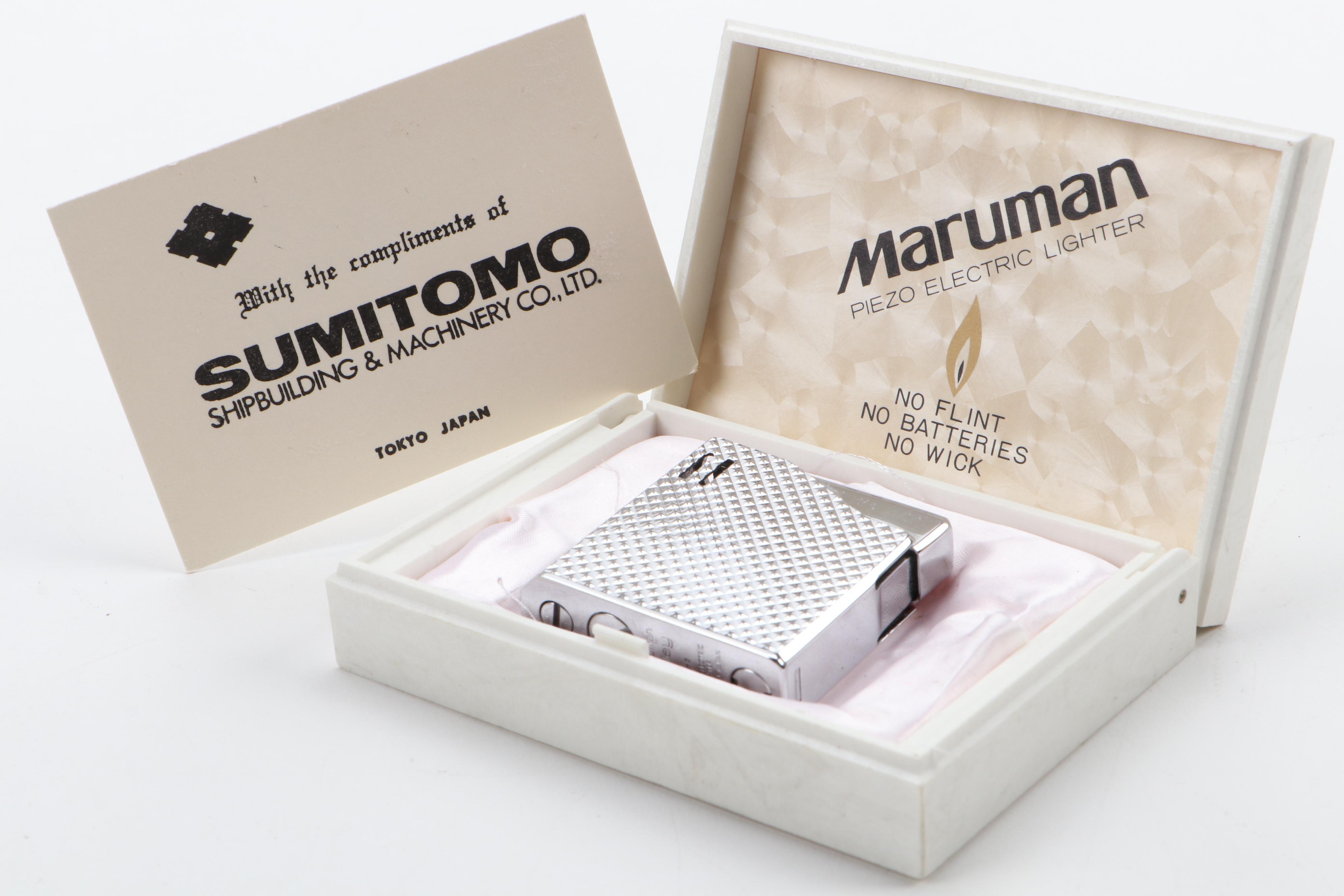 Maruman Piezo Electric Lighter, Replica Norse Puukko Knife, Scout Multi Tool