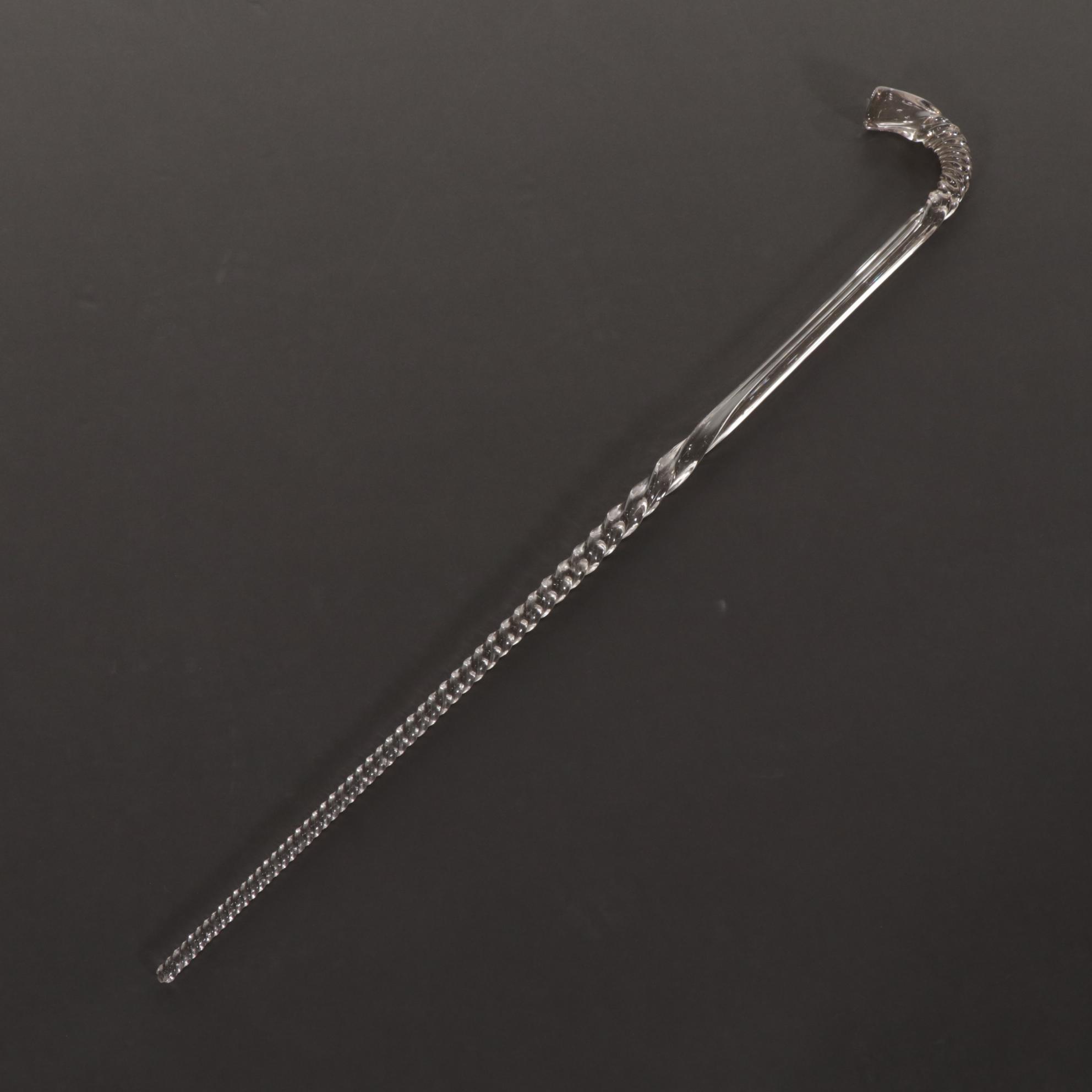 Blown Glass Ceremonial Parade Cane, Late 19th Century