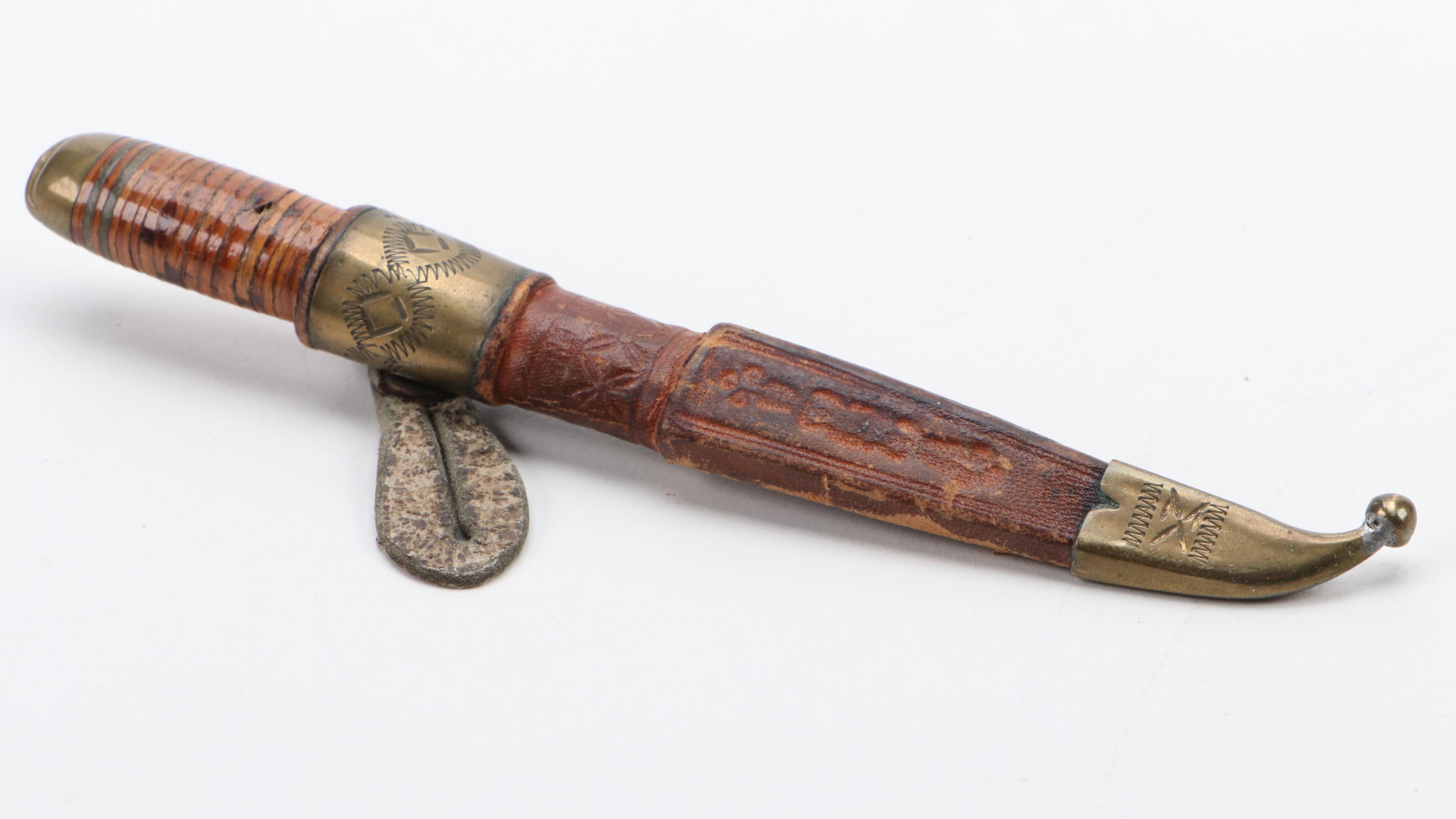 Maruman Piezo Electric Lighter, Replica Norse Puukko Knife, Scout Multi Tool