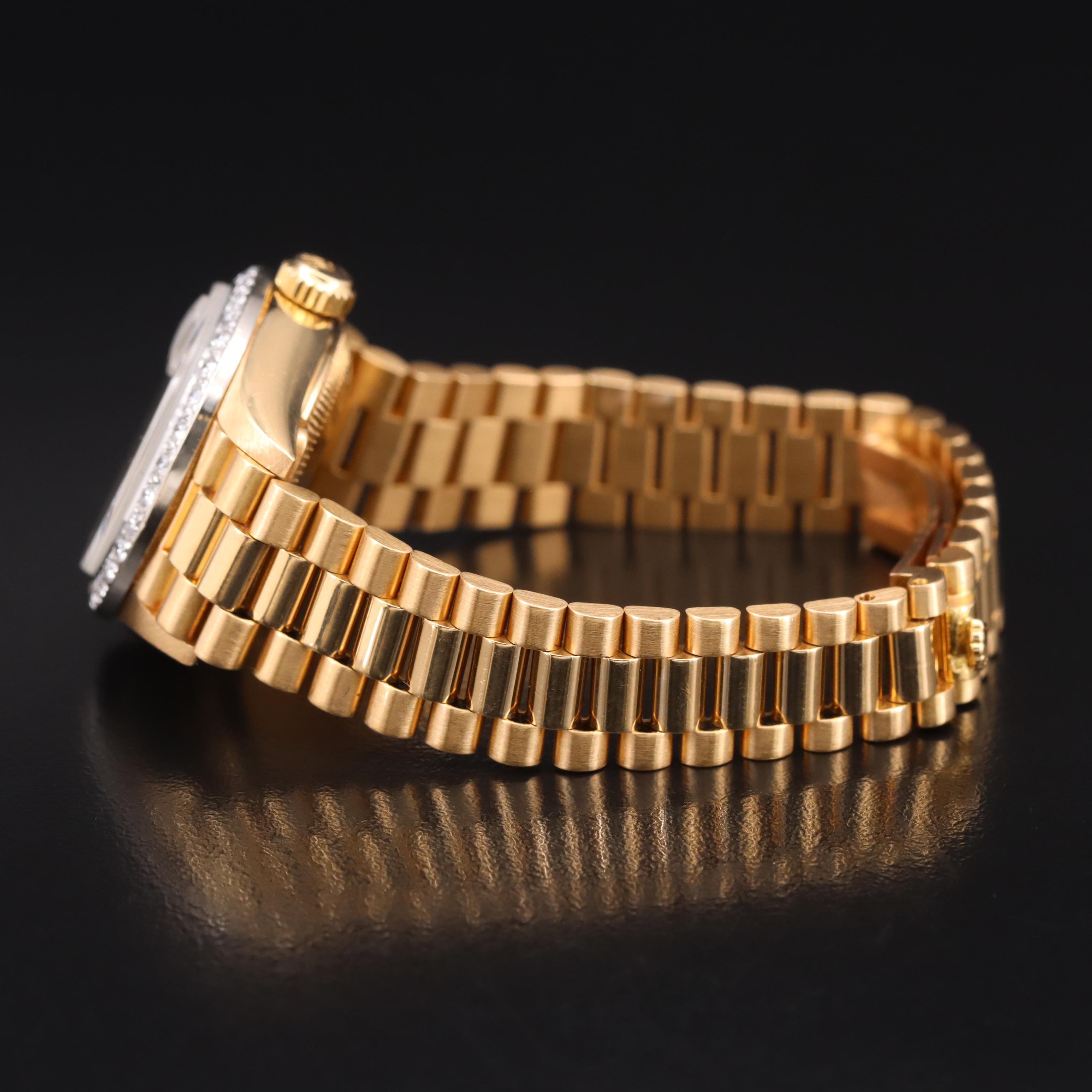 1986 Rolex Datejust Custom Diamond Watch