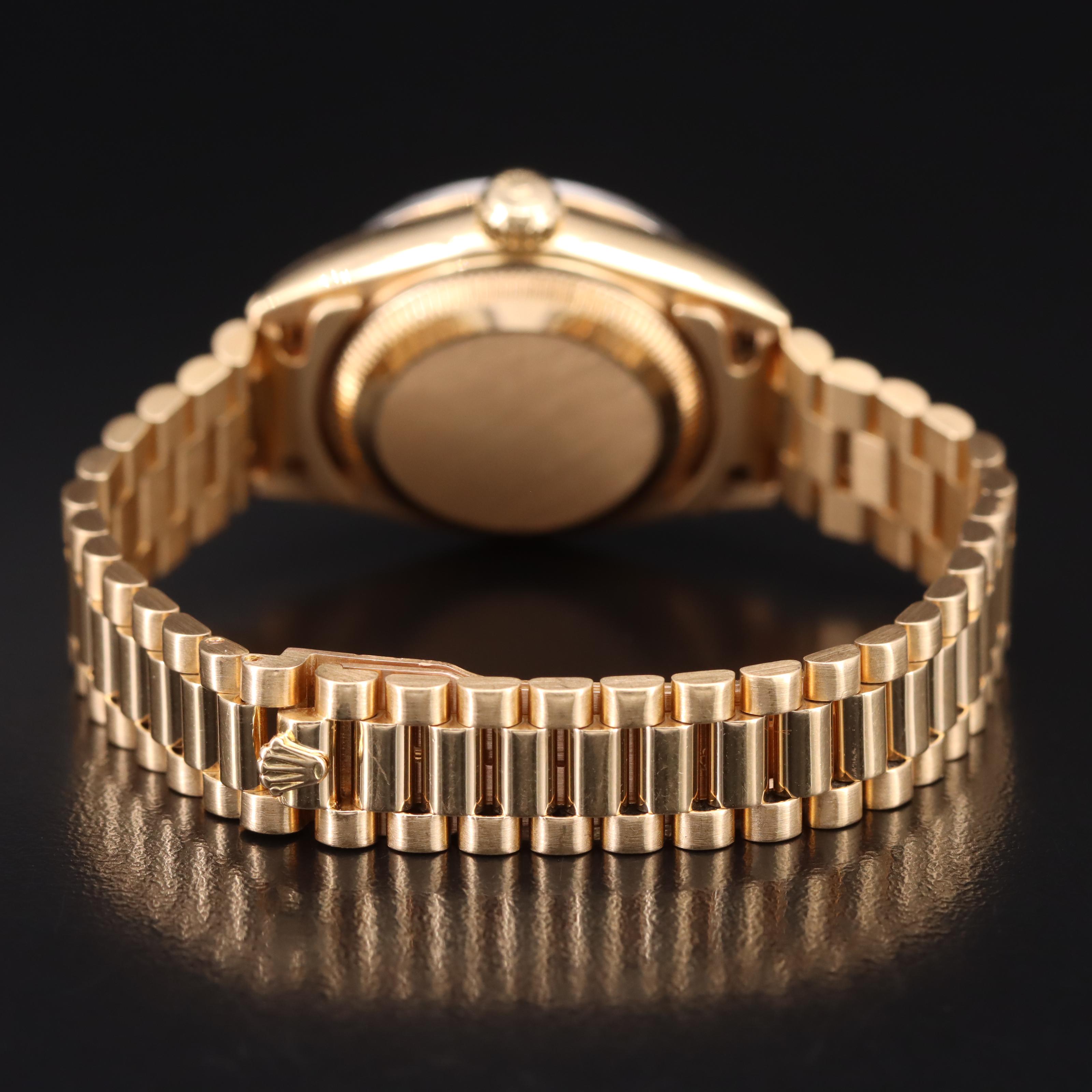 1986 Rolex Datejust Custom Diamond Watch