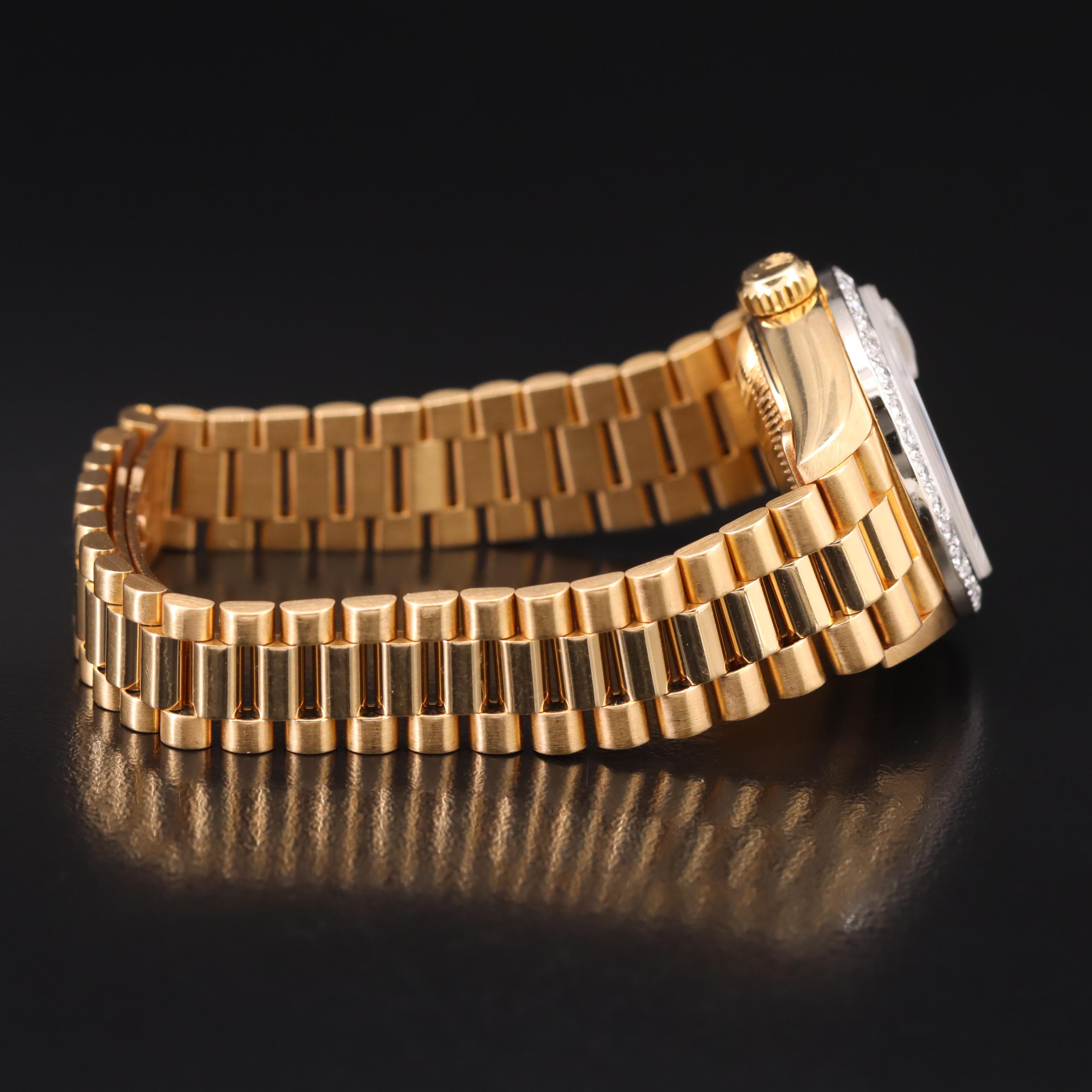 1986 Rolex Datejust Custom Diamond Watch