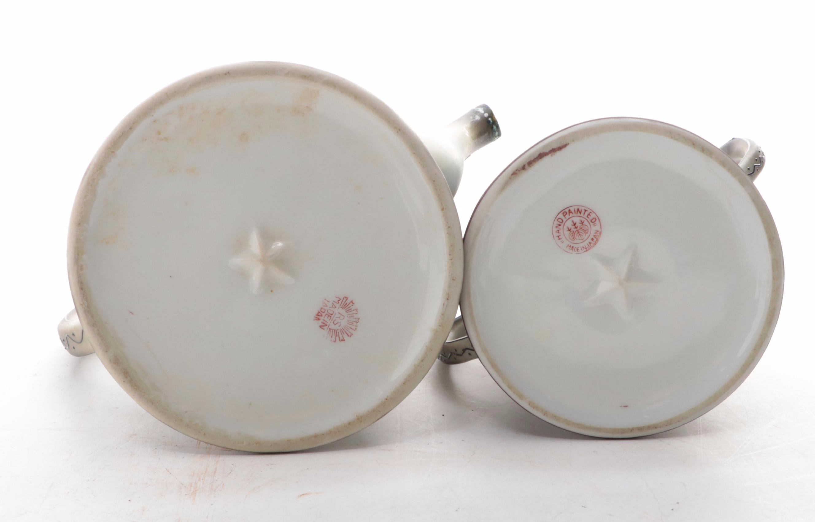 Japanese Dragonware Tea Set and Tableware, Mid-20th Century