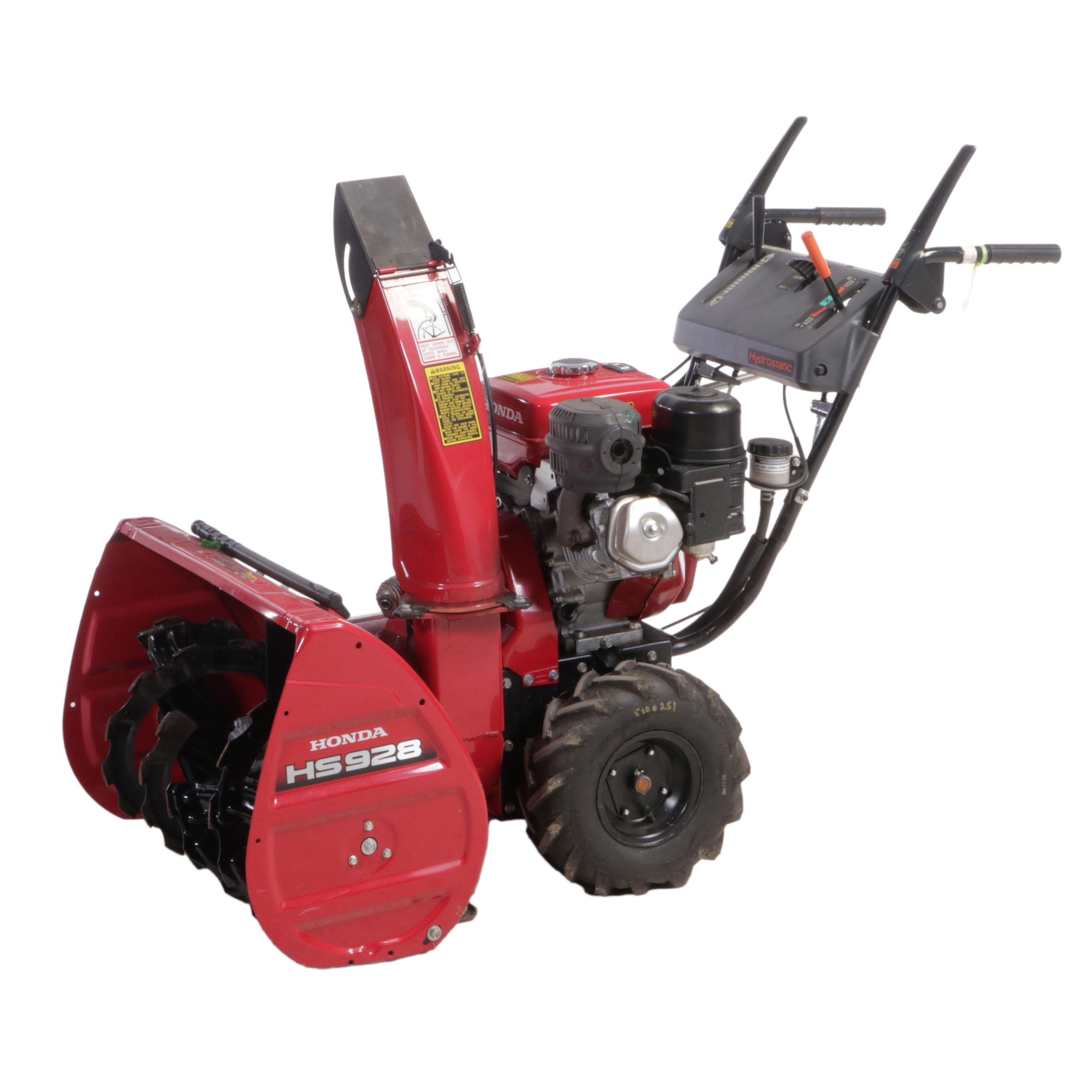Honda HS928 Two-Stage Self-Propelled Snow Blower