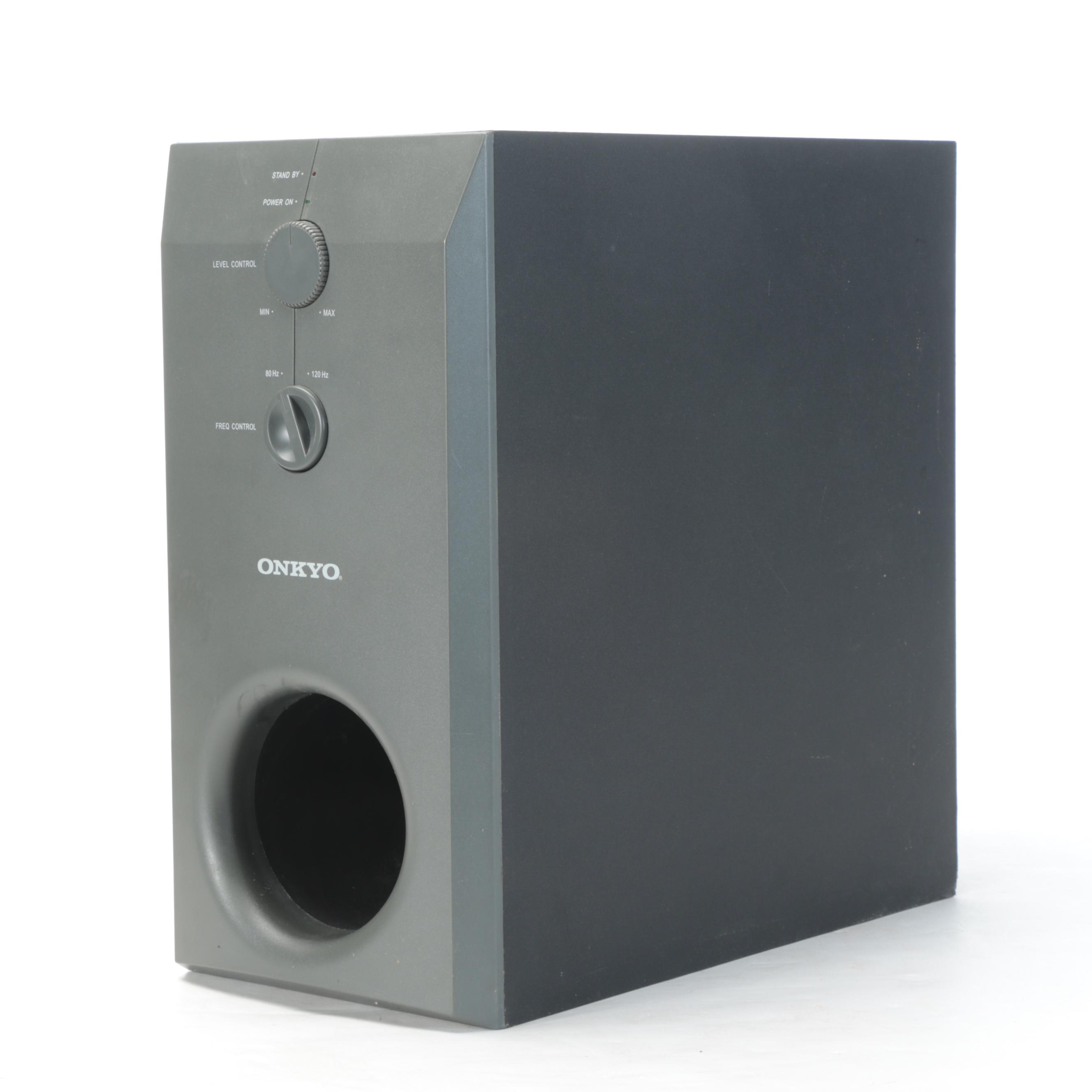Onkyo D-30 and D-30C Speakers with SKW-30 Subwoofer