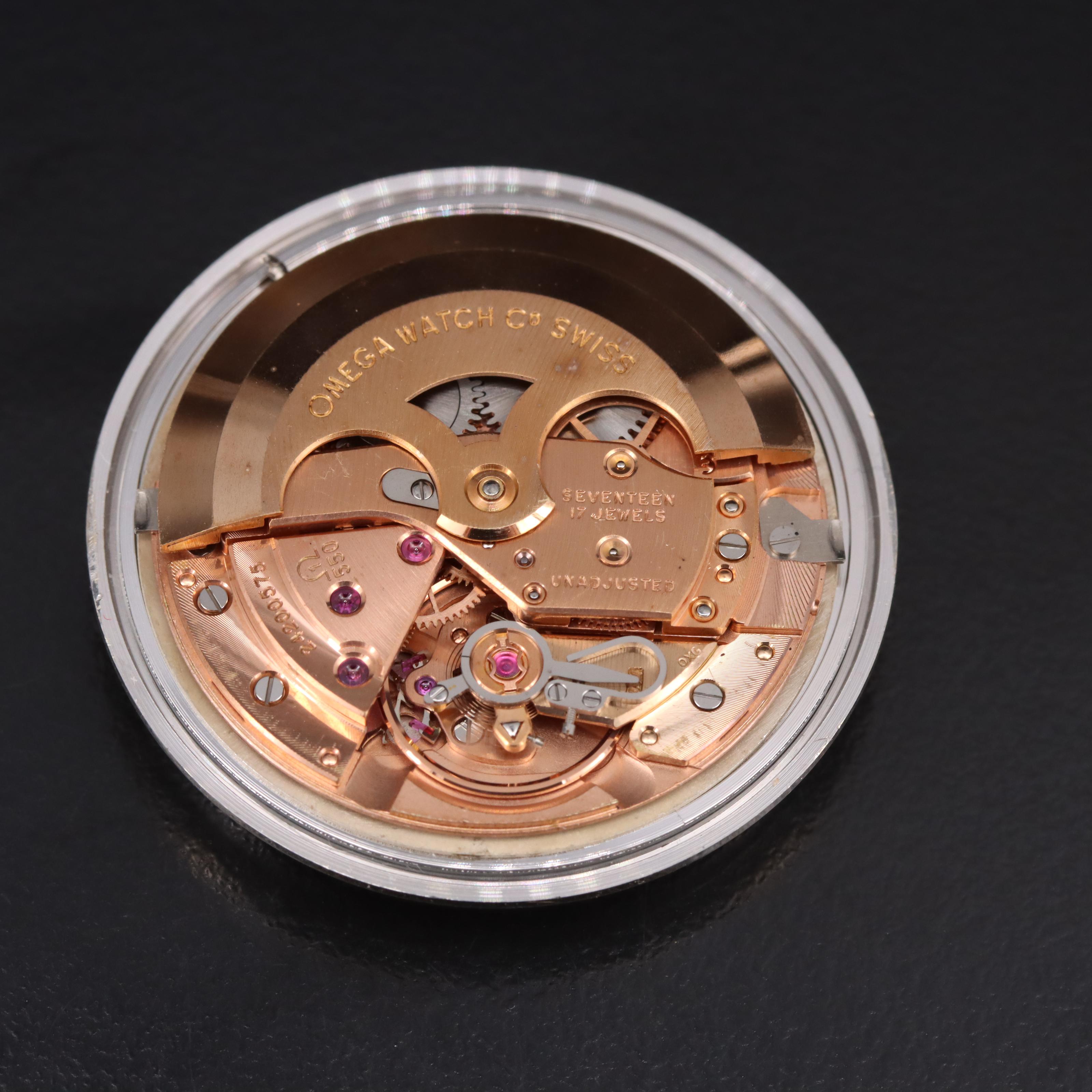 1966 Omega Seamaster DeVille 14K Automatic Diamond Dial Watch