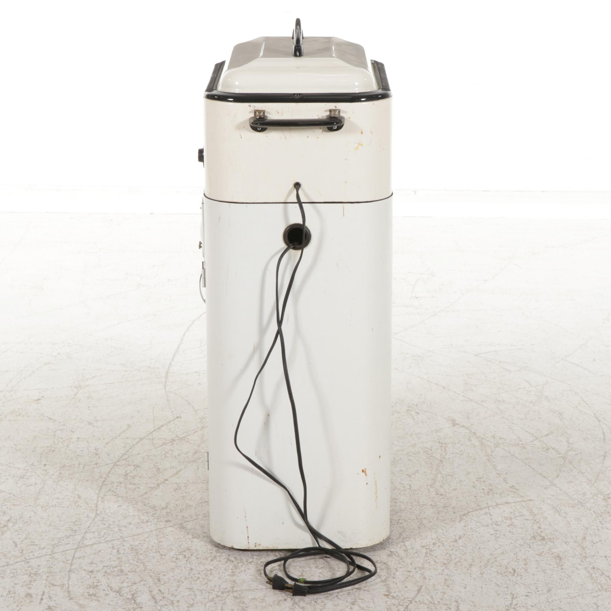 Hamilton Beach Electric Roaster Oven on Westinghouse Cabinet Stand