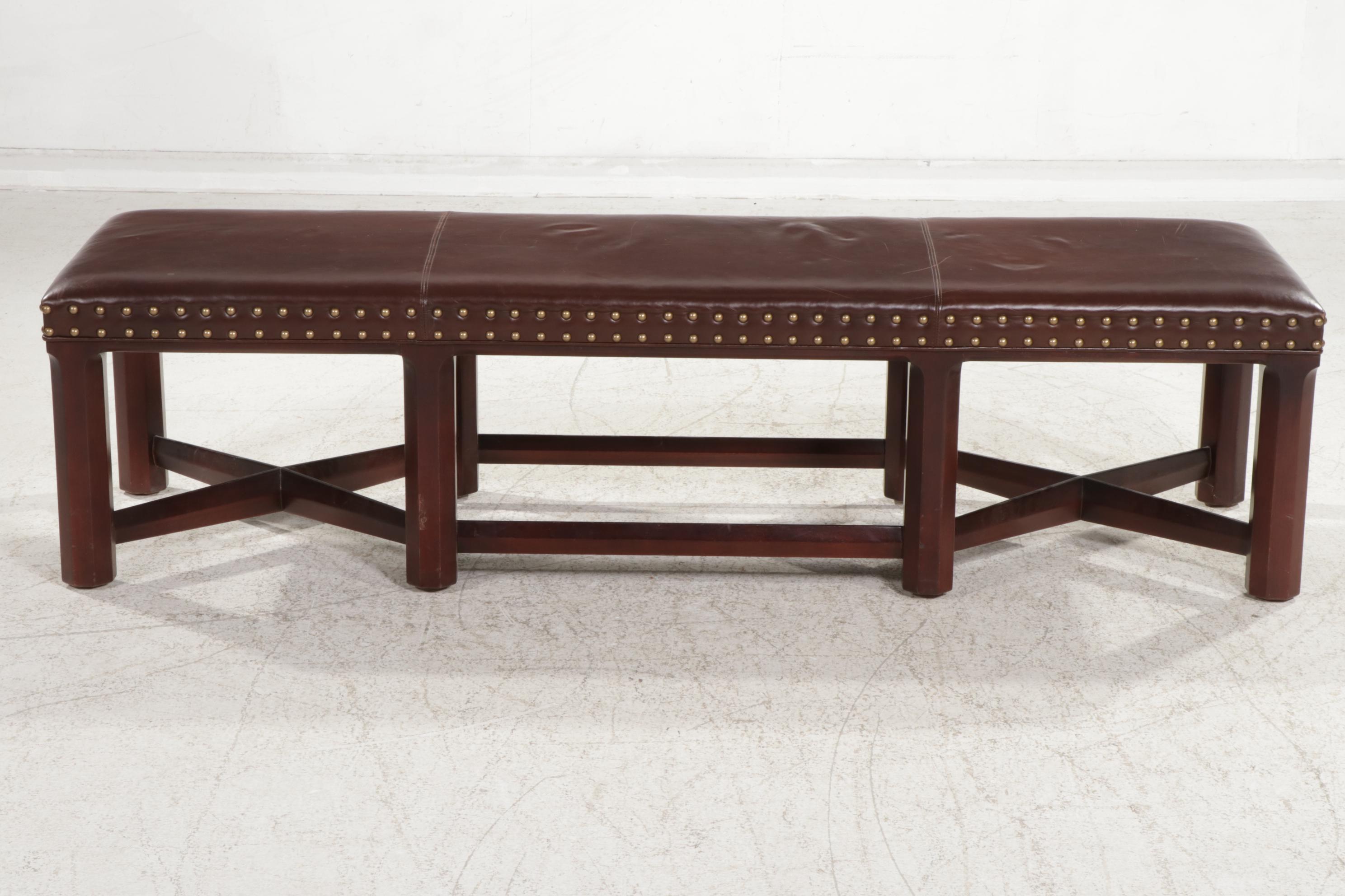 Mark Hampton for Hickory Chair "Thomas O'Brien Collection" Hall Bench