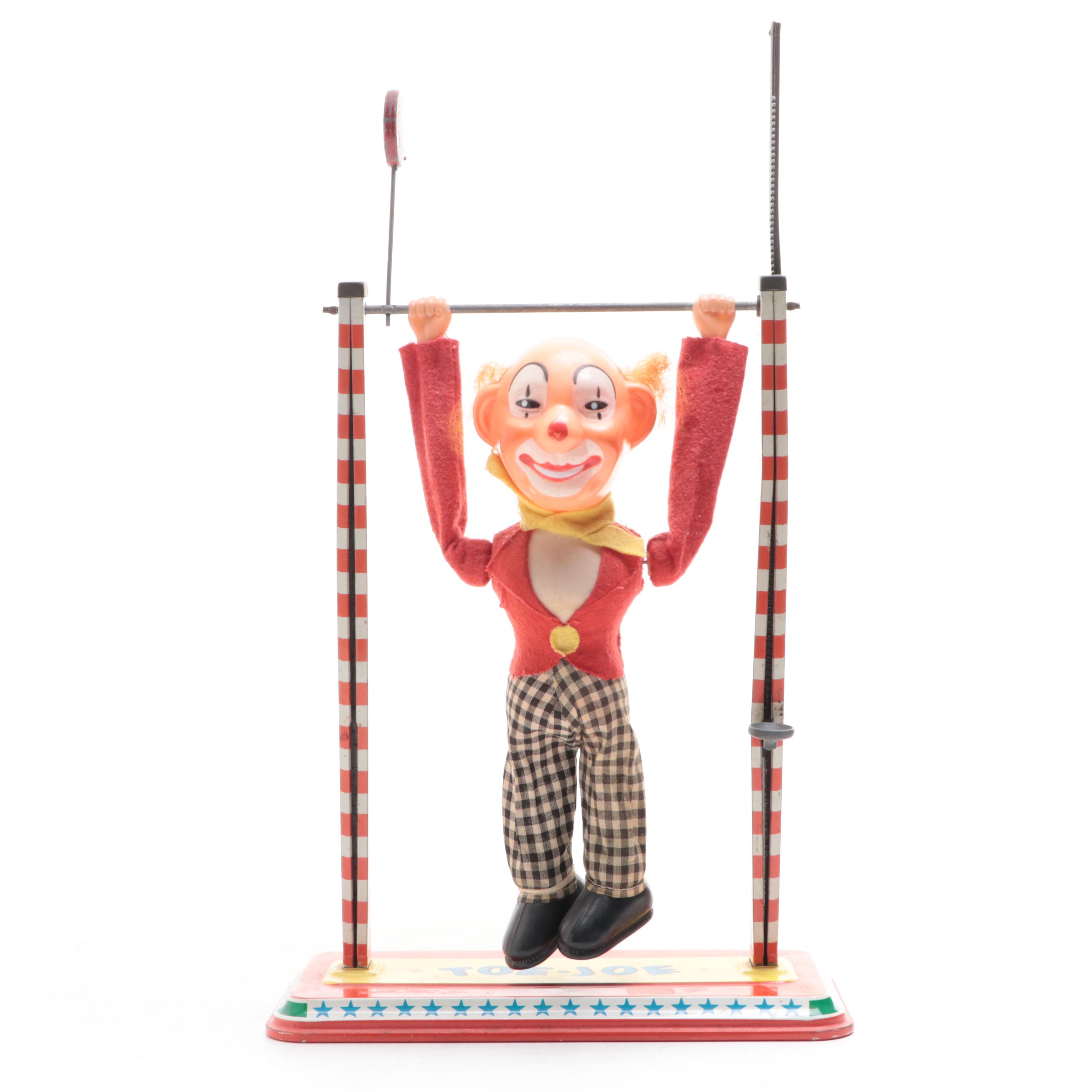 Ohio Art Toe Joe Mechanical Toy, Mid-20th Century