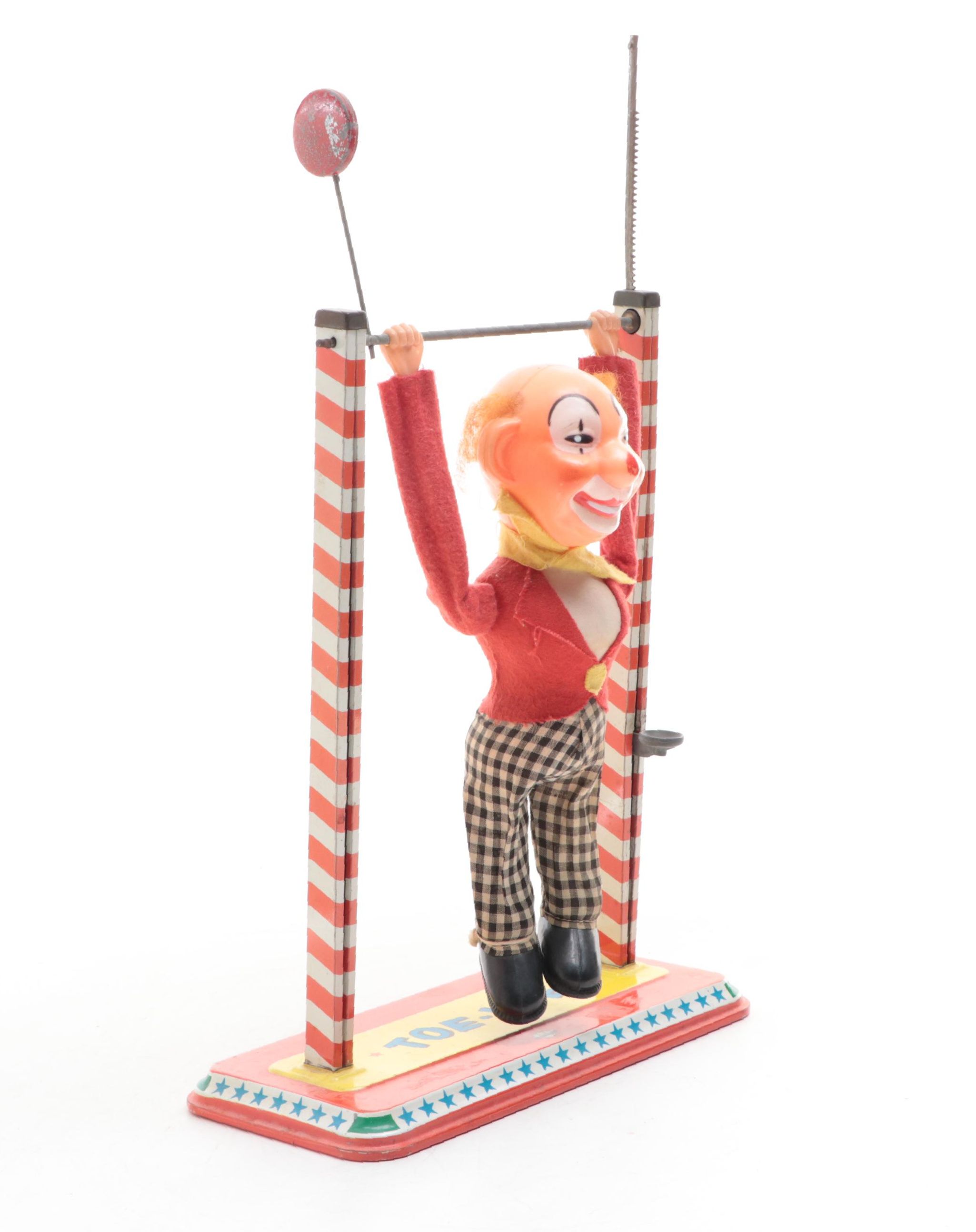Ohio Art Toe Joe Mechanical Toy, Mid-20th Century