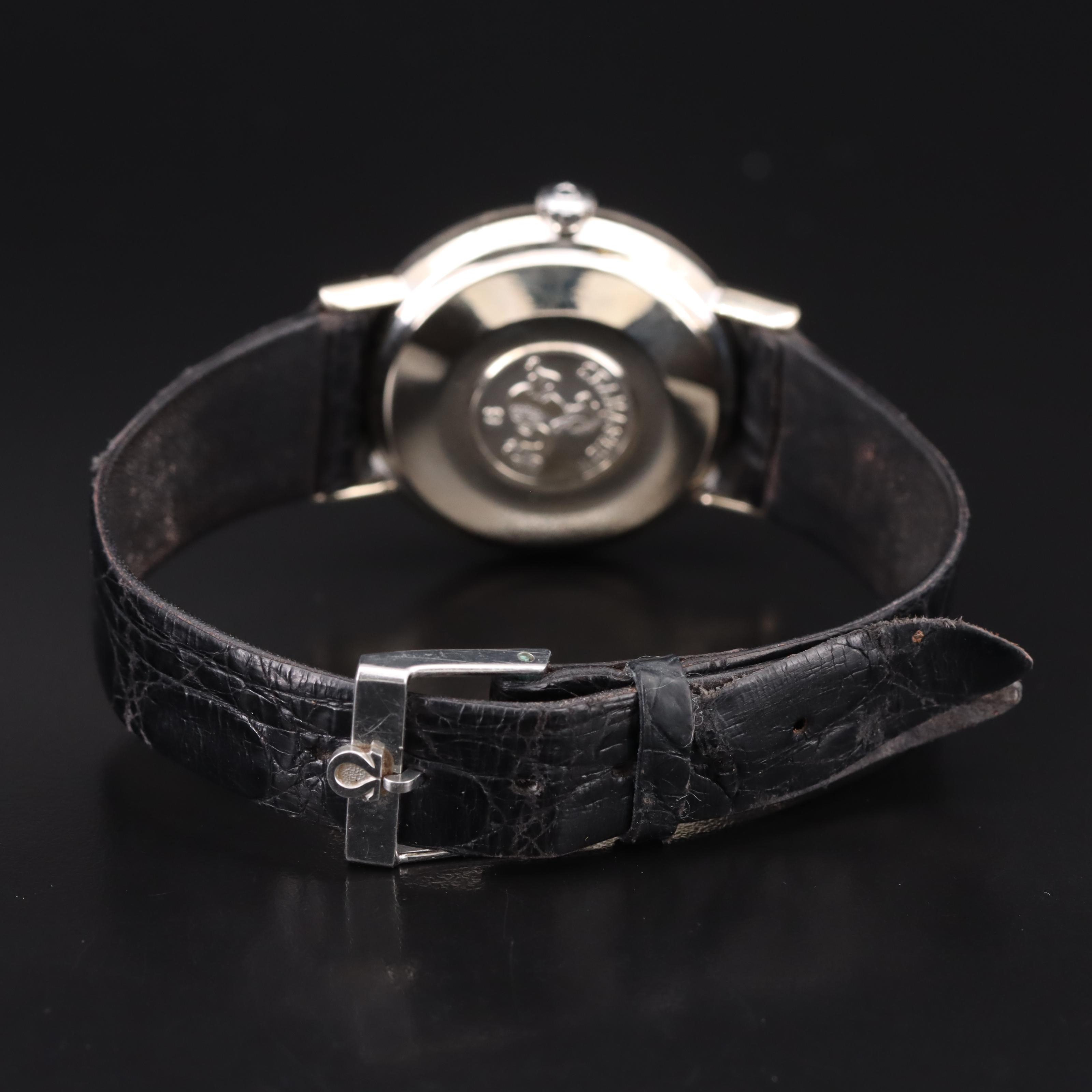 1966 Omega Seamaster DeVille 14K Automatic Diamond Dial Watch