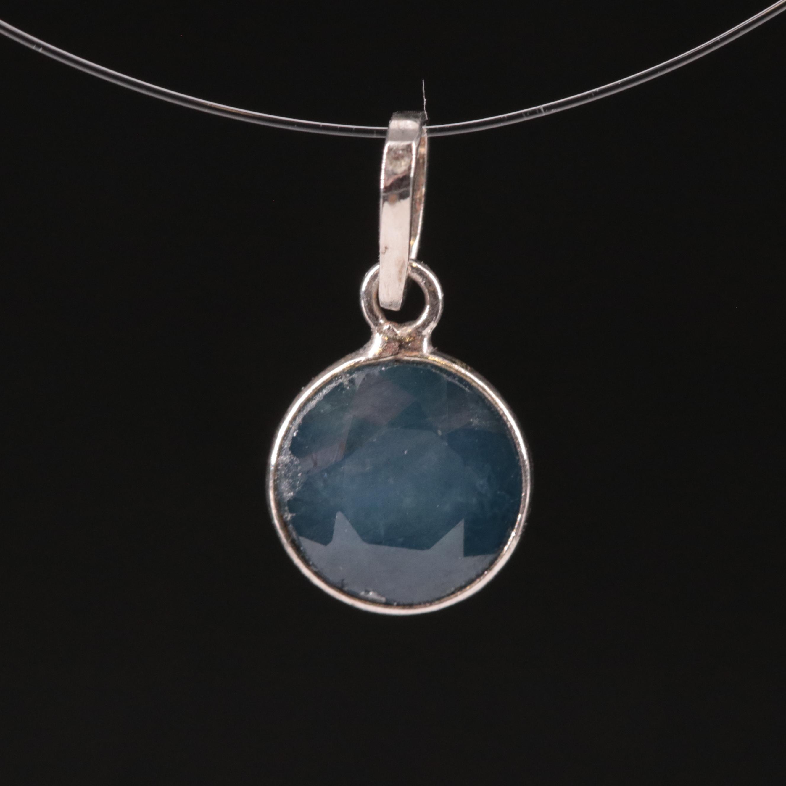 14K Filled Corundum Pendant