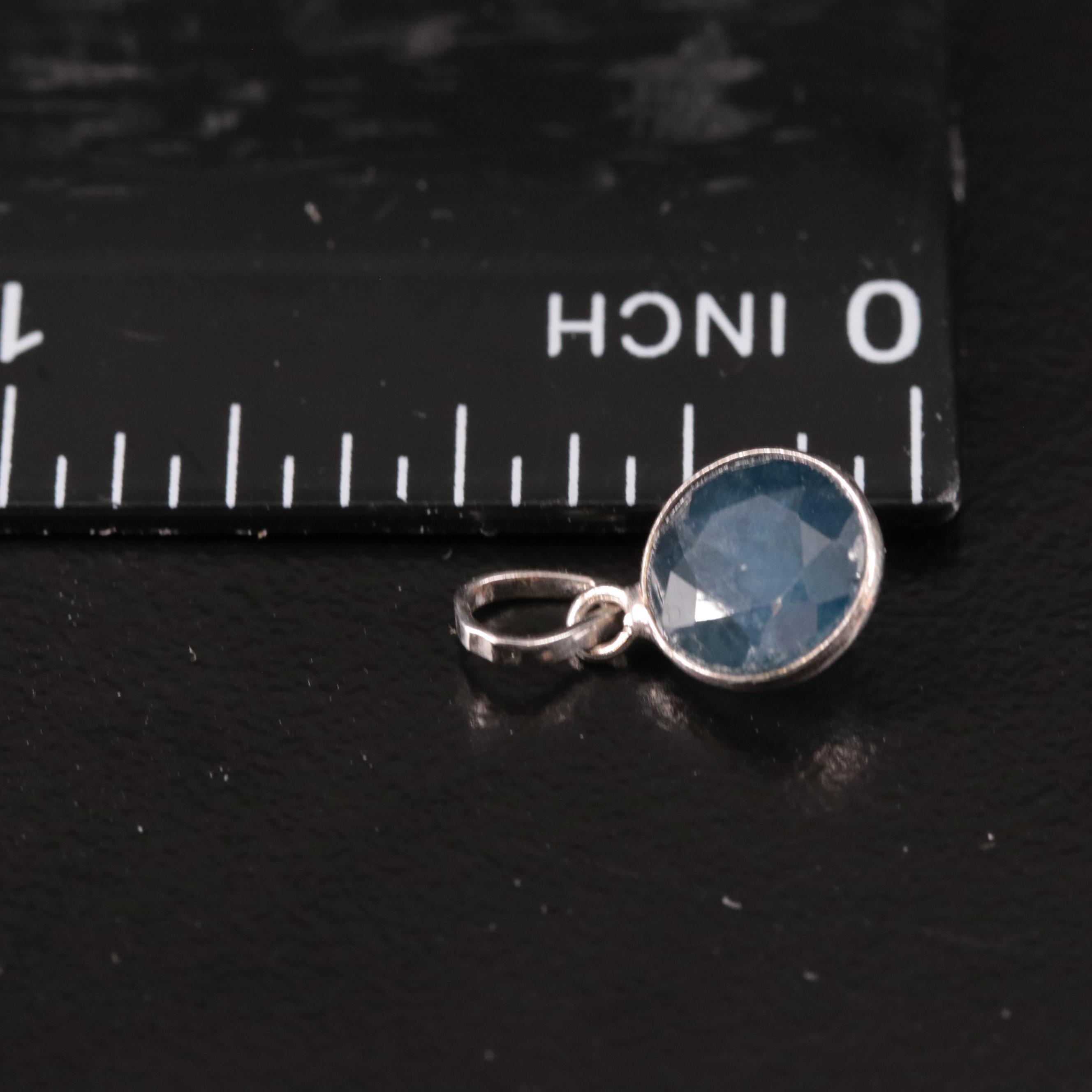 14K Filled Corundum Pendant