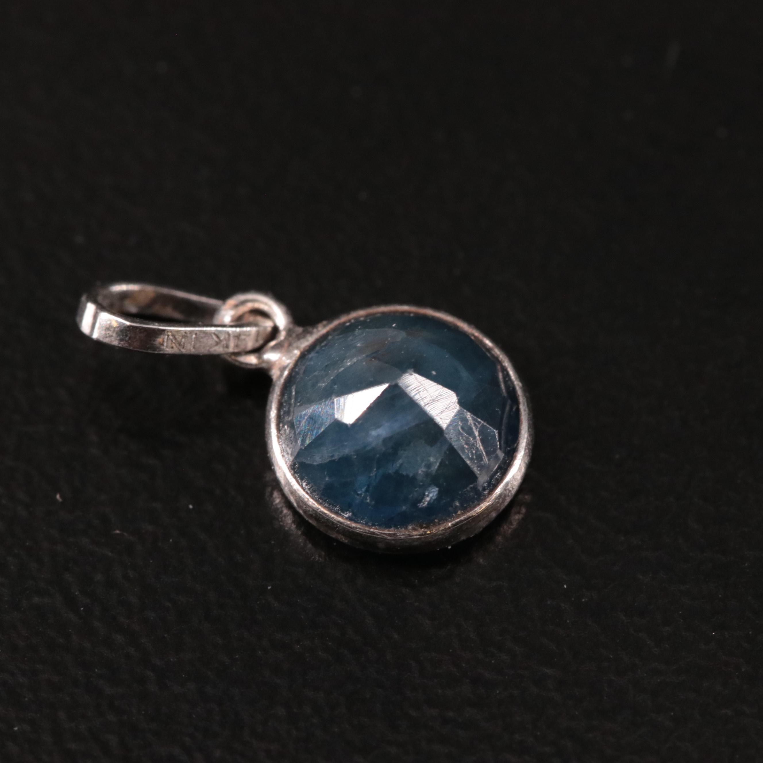 14K Filled Corundum Pendant