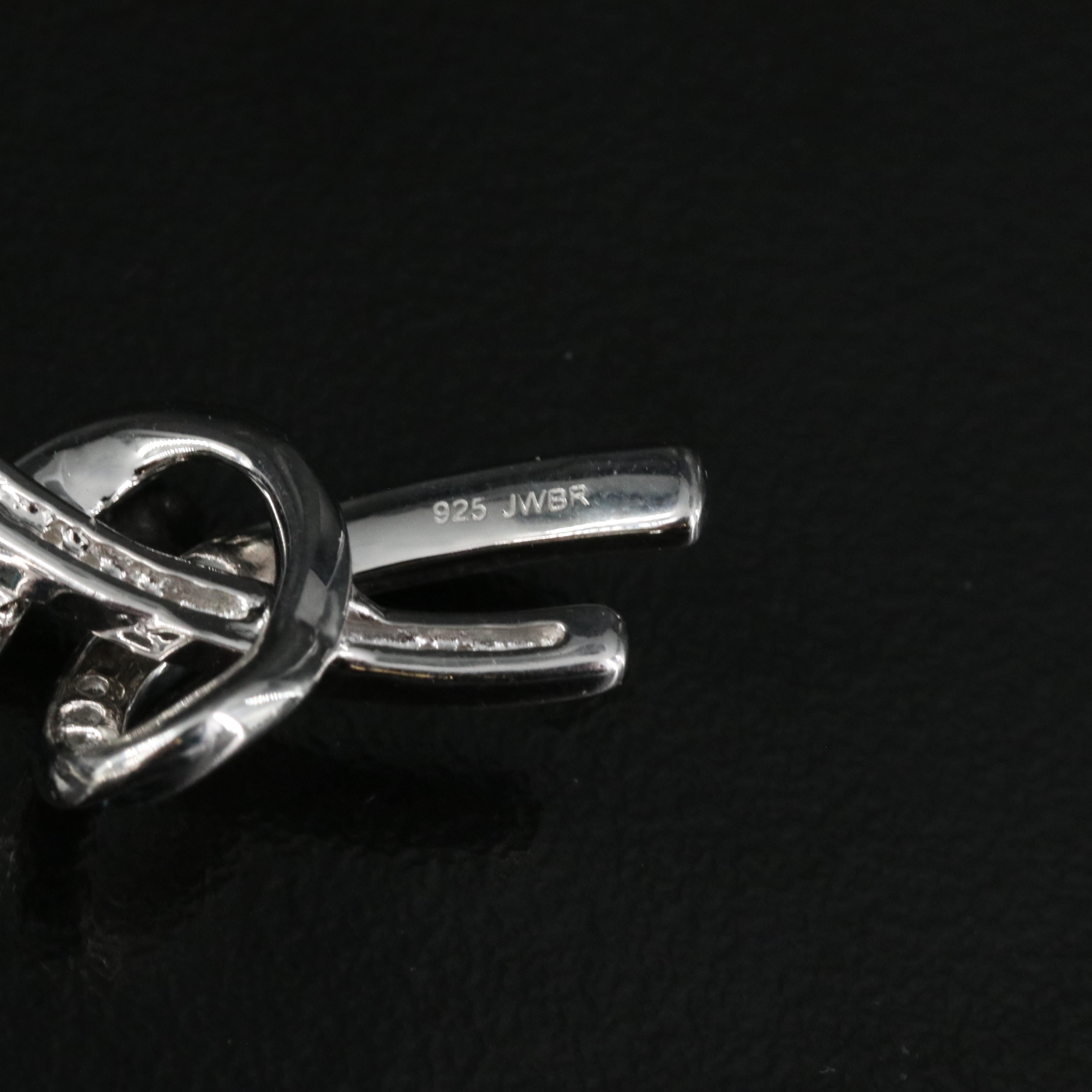 Sterling Diamond Necklace