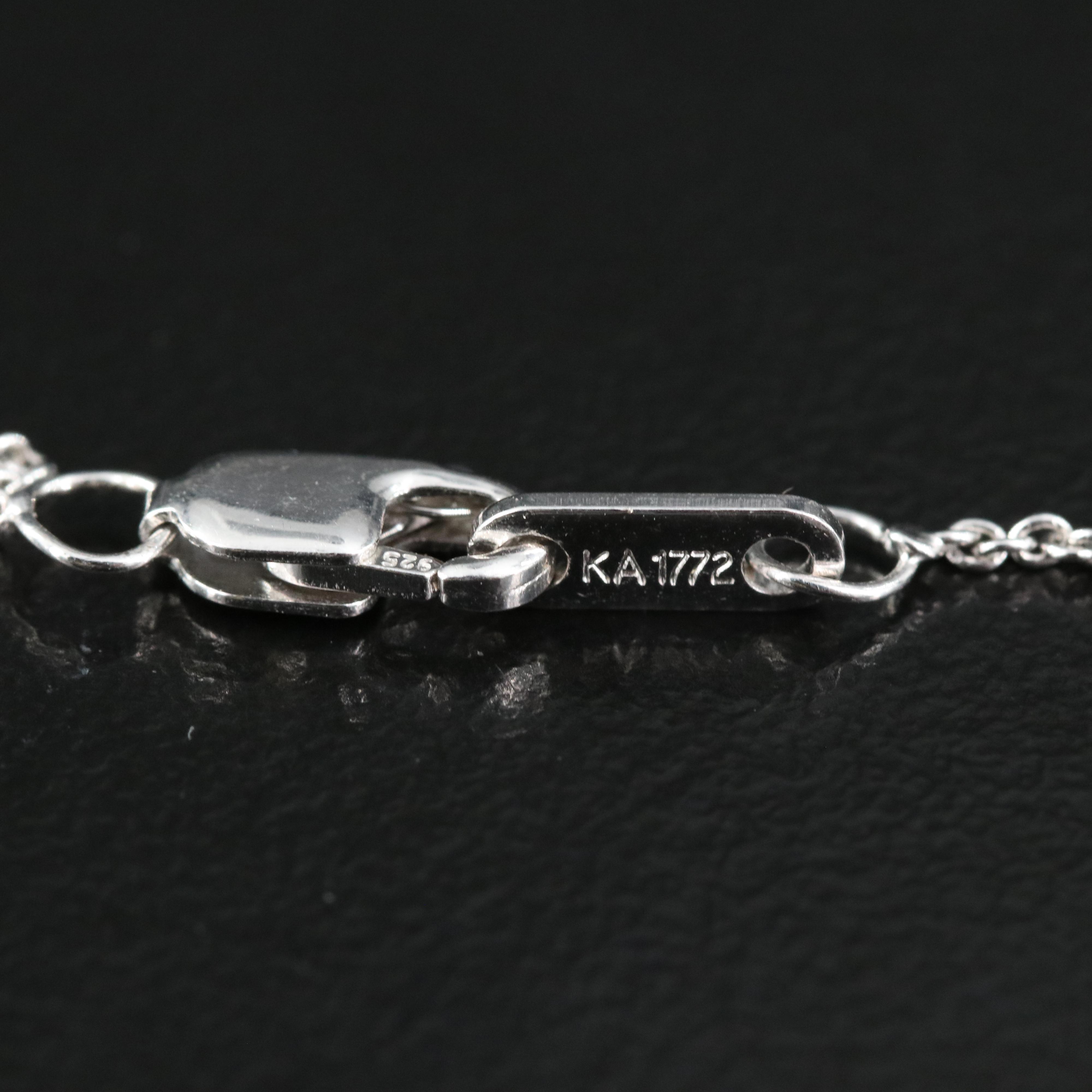 Sterling Diamond Necklace